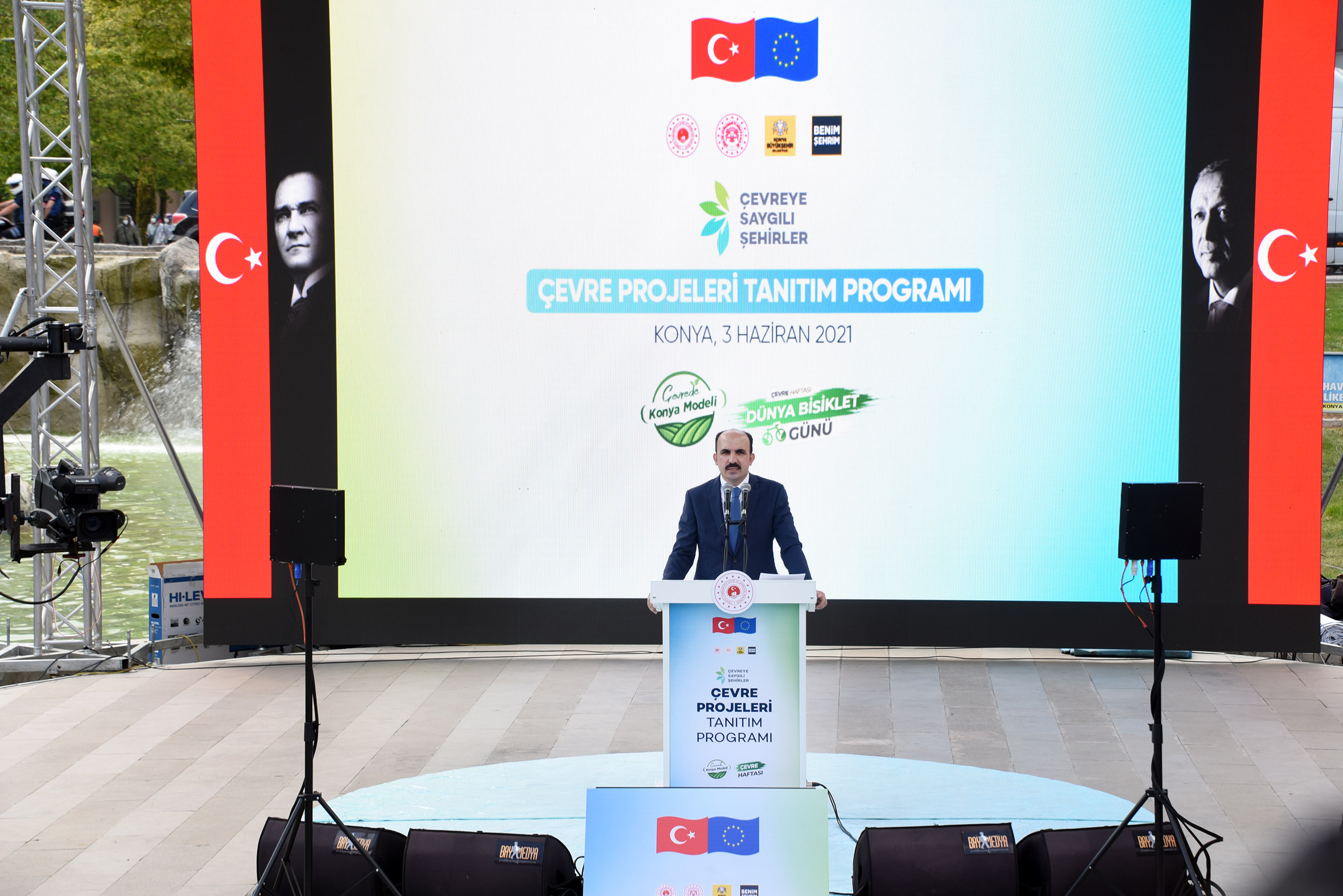 Konya Çevre Yatırımları Bakan Kurum'un Katılımıyla Tanıtıldı