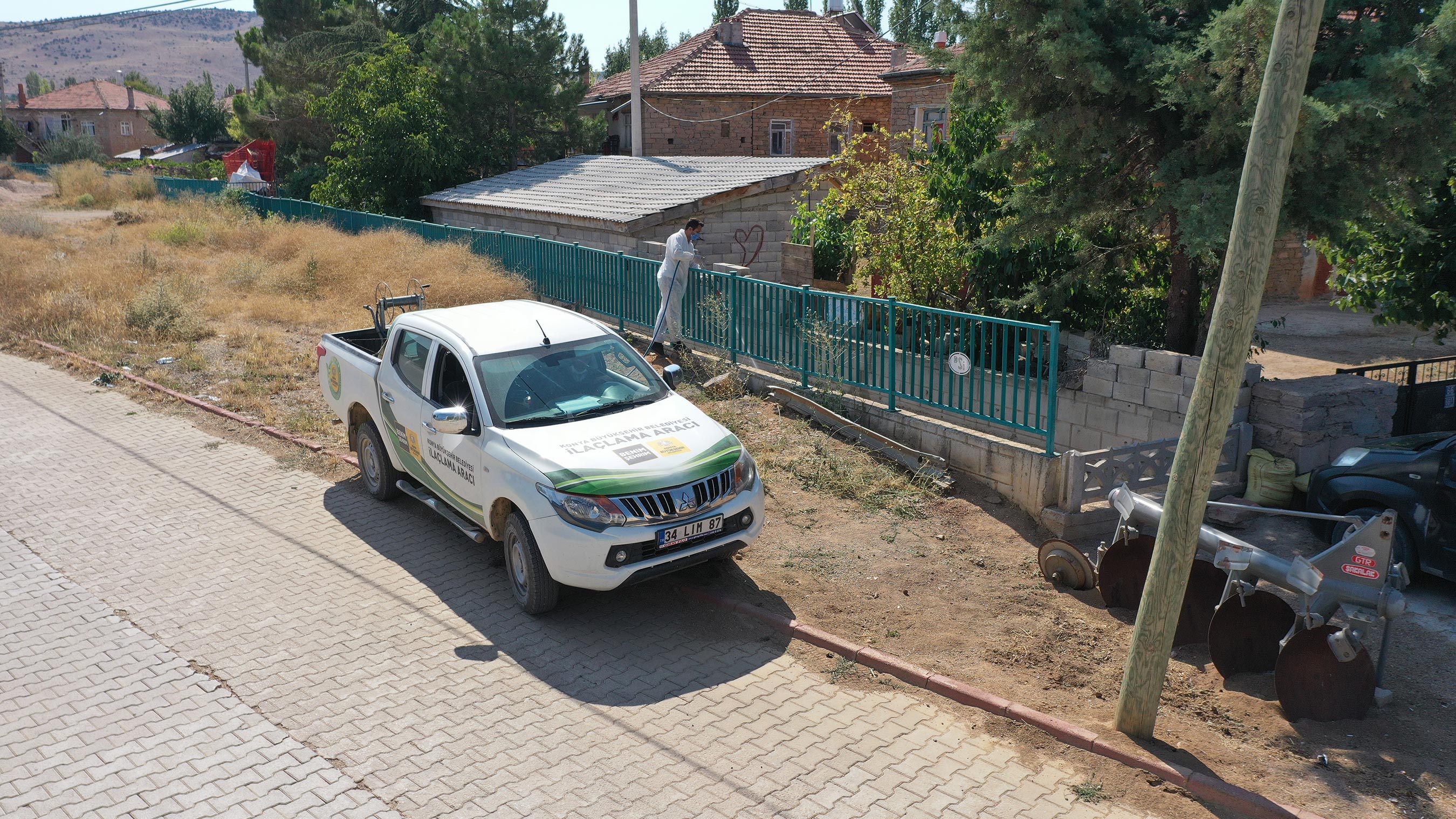 Konya Büyükşehir'in Haşereyle Etkin Mücadelesi Sürüyor