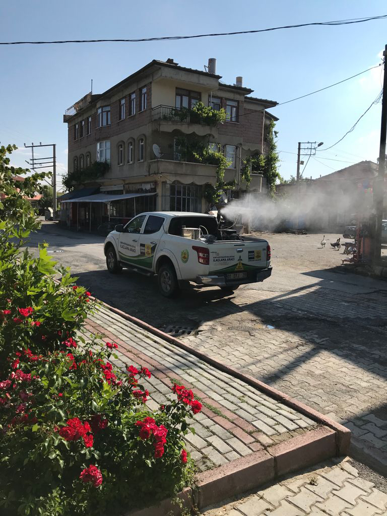 Konya Büyükşehir'in Haşereyle Etkin Mücadelesi Sürüyor
