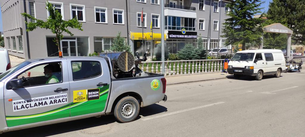Konya Büyükşehir'in Haşereyle Etkin Mücadelesi Sürüyor