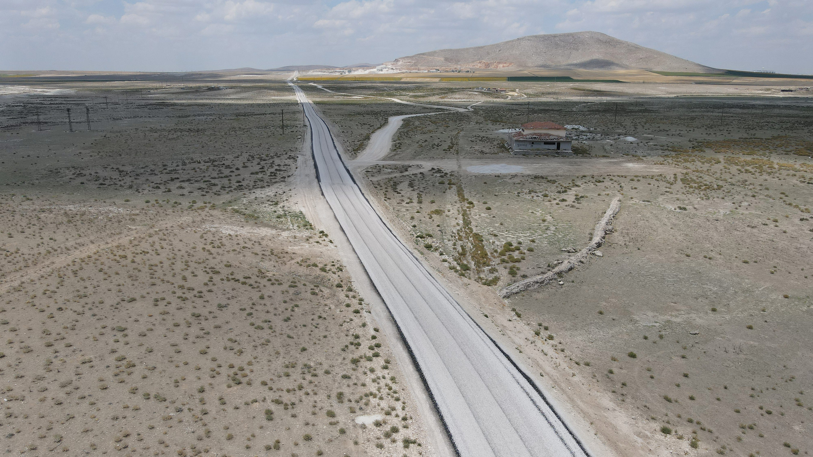 Konya Büyükşehir'den Cihanbeyli'ye 19 KM Daha Mahalle Yolu