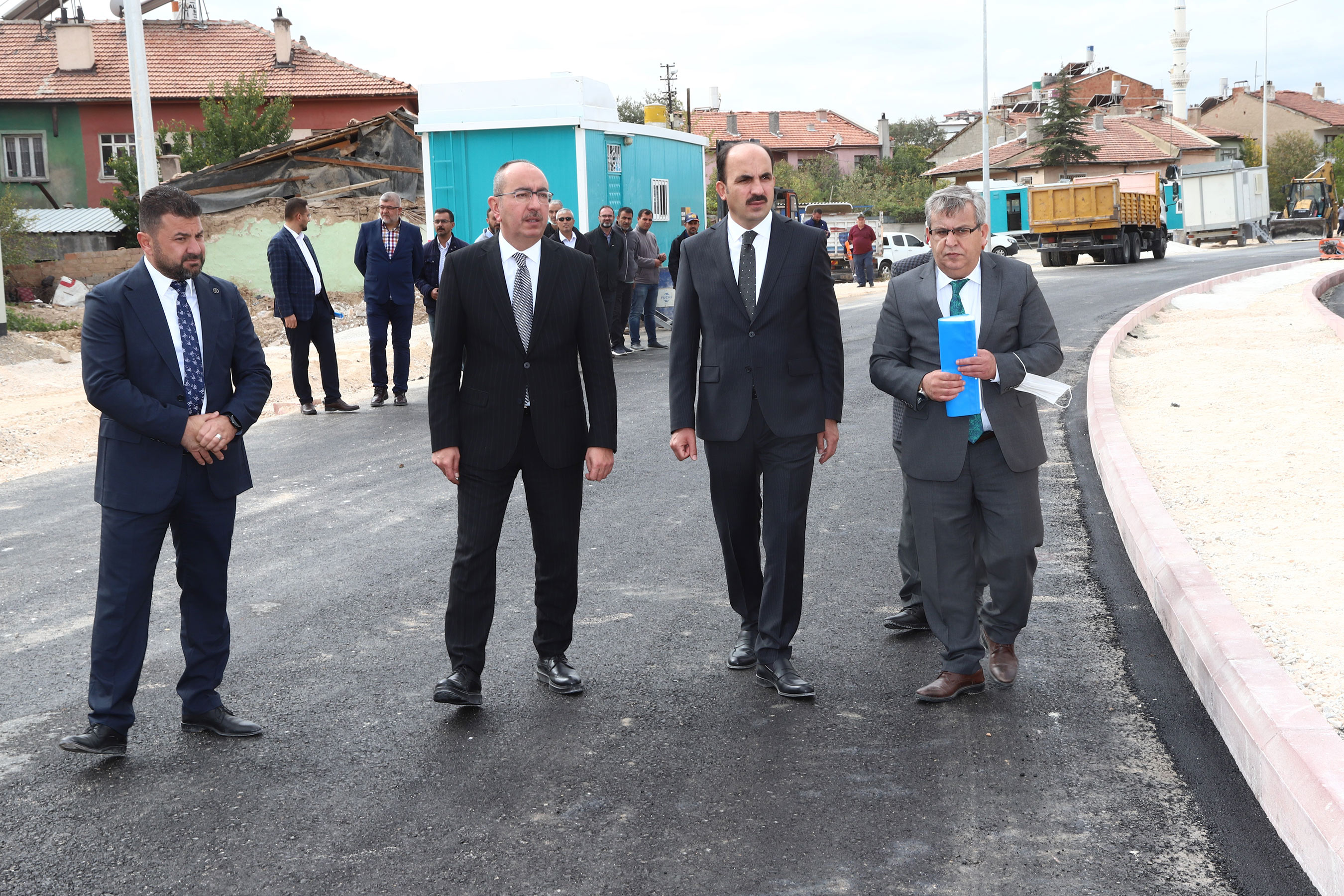 Başkan Altay ve Başkan Kavuş İsmail Ketenci Caddesi'ni İnceledi