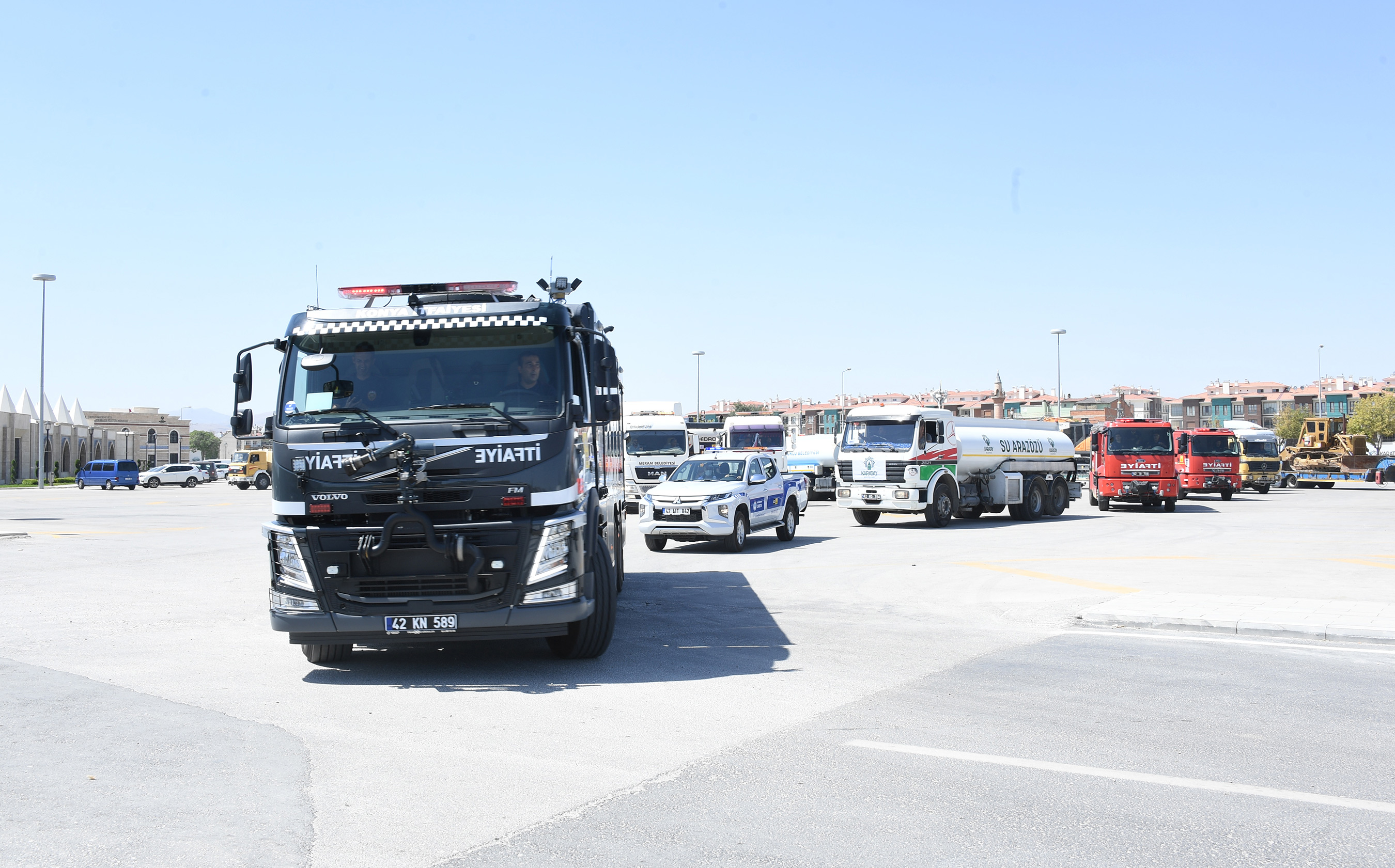 Konya Yangınlar İçin Birlik Oldu, Muğla'ya 23 Araç Daha Gönderildi