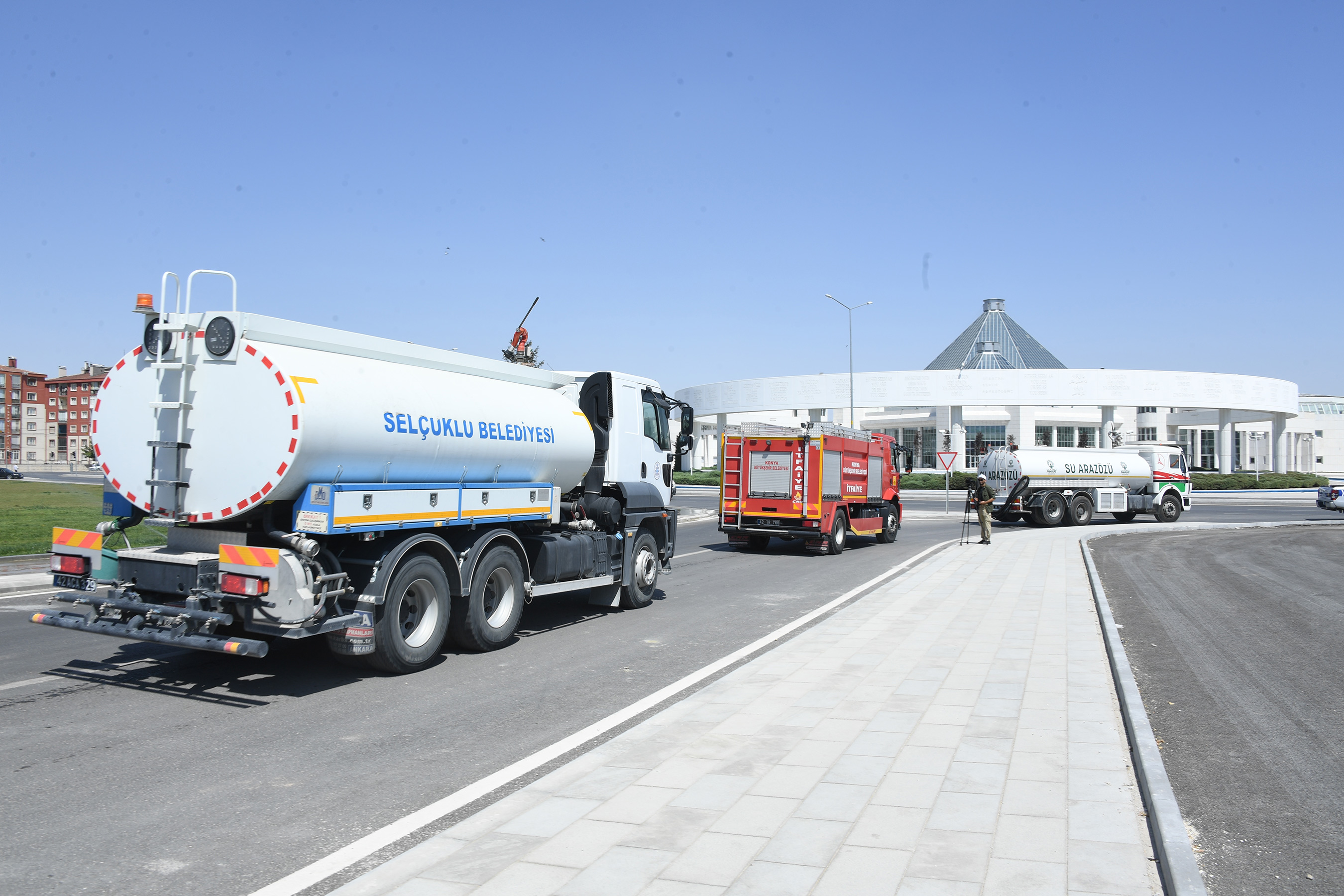 Konya Yangınlar İçin Birlik Oldu, Muğla'ya 23 Araç Daha Gönderildi