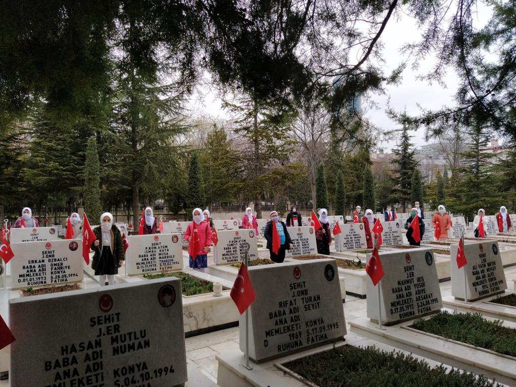 Bilgehanelerdeki Hafızlık Öğrencileri Şehitlerimizi Andı