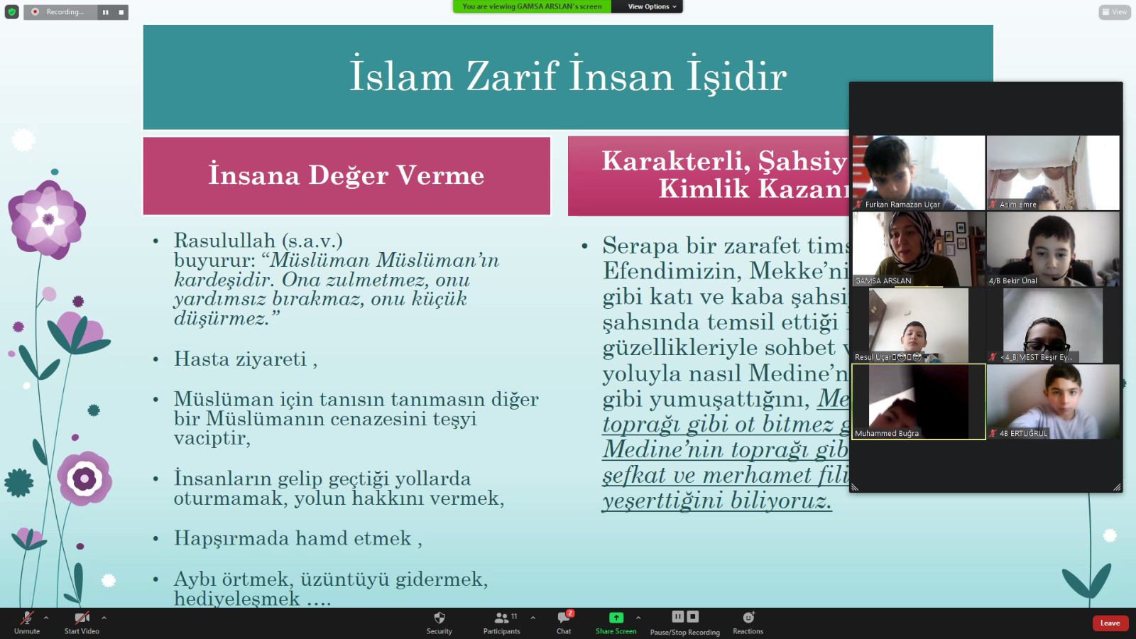 Bilgehane Öğrencileri Yarıyıl Tatillerini Verimli Geçiriyor 