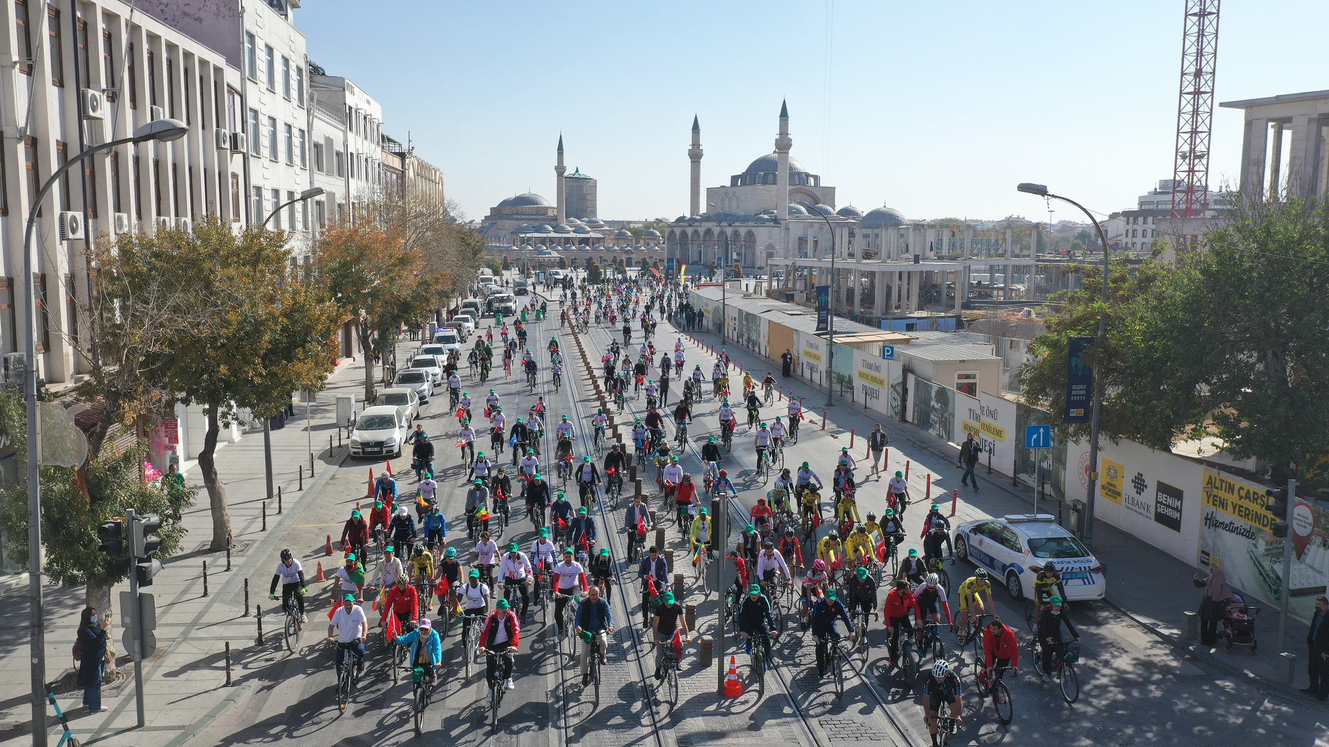 Konya Bisiklet Festivali'nde Bisiklet Turu Coşkusu