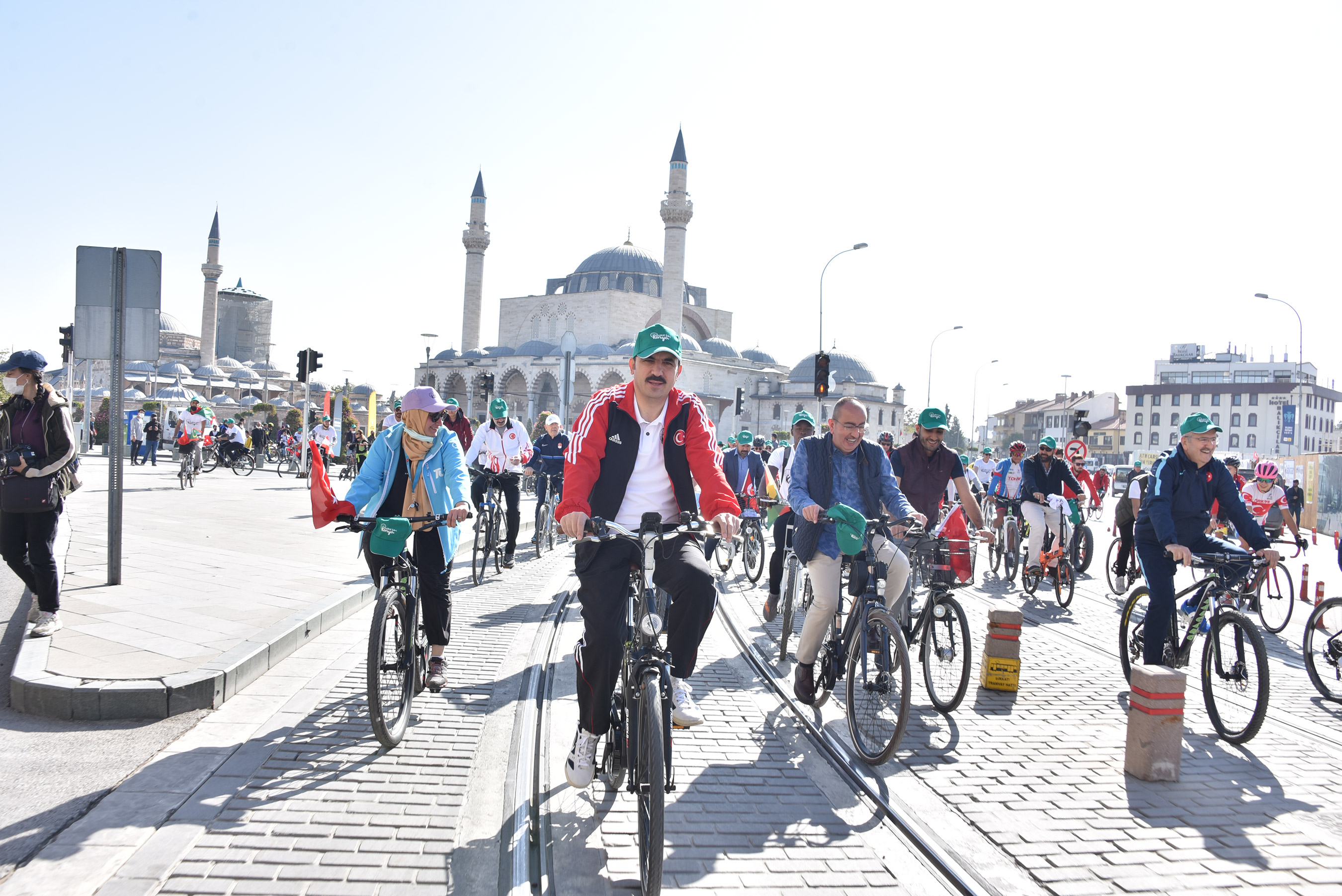 Konya Bisiklet Festivali'nde Bisiklet Turu Coşkusu