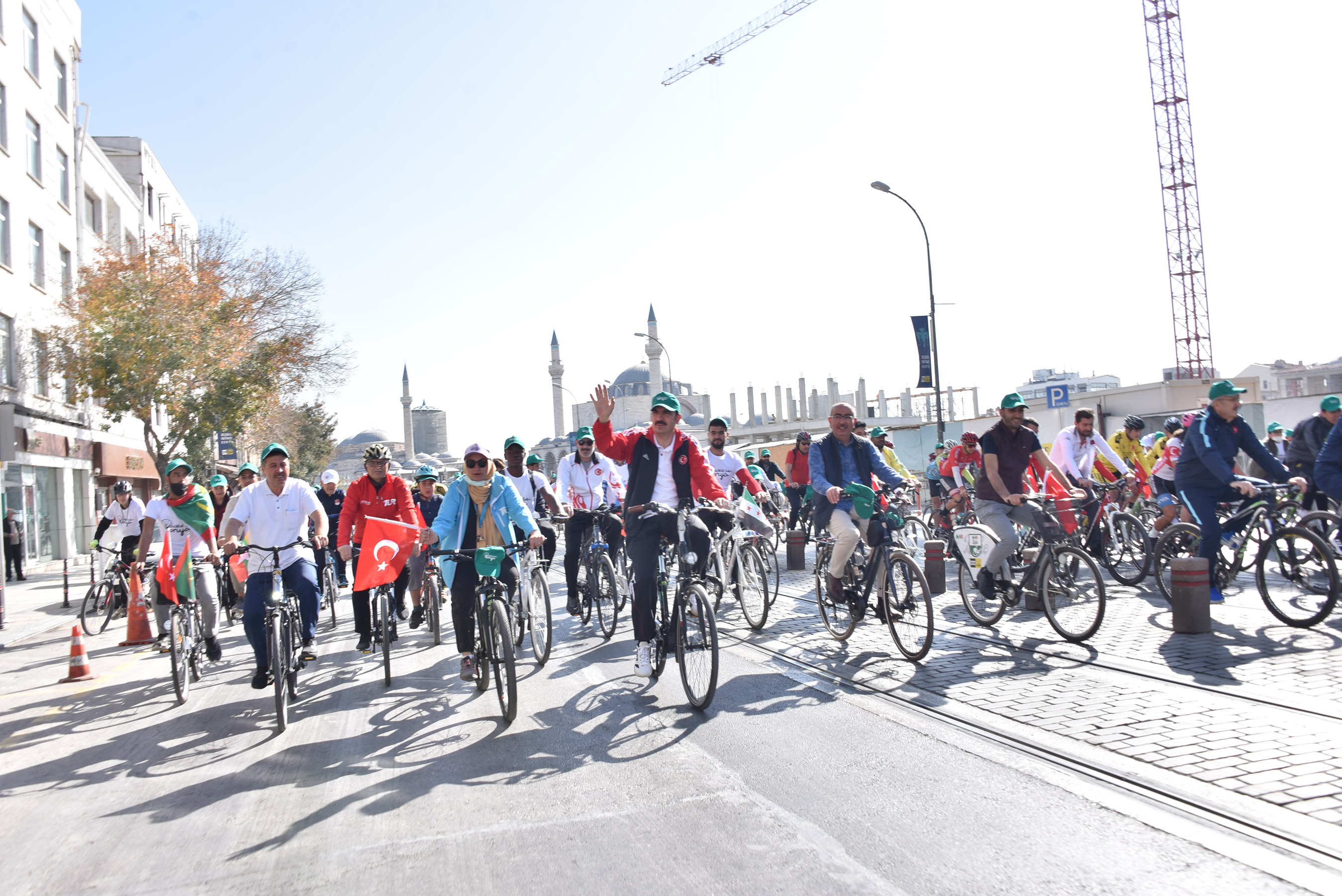 Konya Bisiklet Festivali'nde Bisiklet Turu Coşkusu
