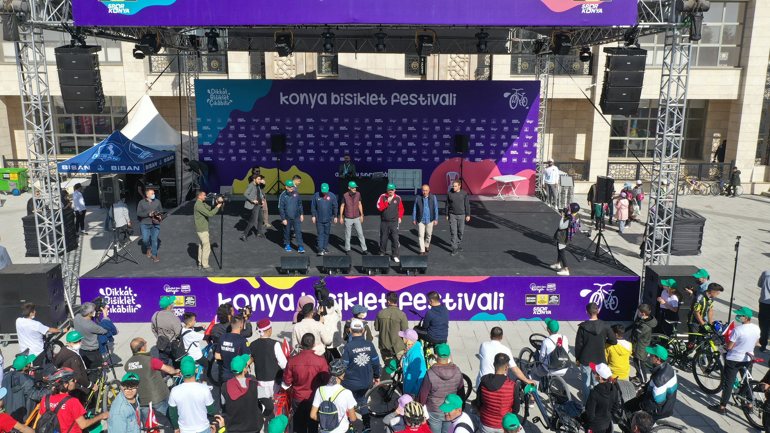 Konya Bisiklet Festivali'nde Bisiklet Turu Coşkusu