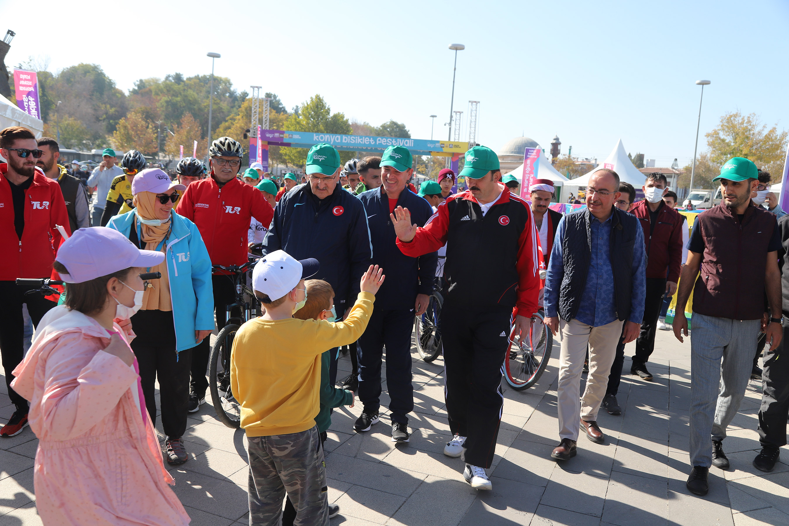 Konya Bisiklet Festivali'nde Bisiklet Turu Coşkusu