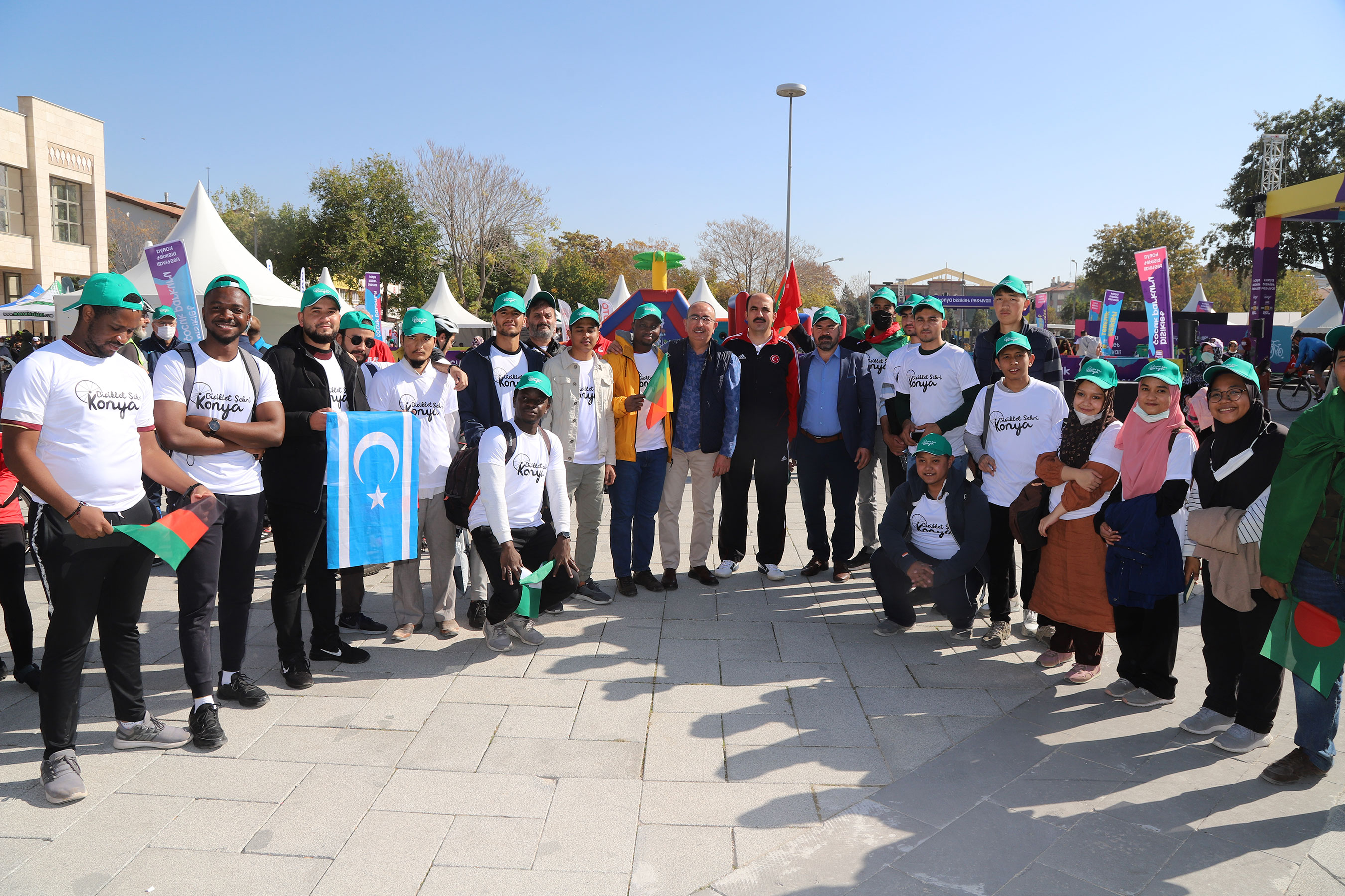 Konya Bisiklet Festivali'nde Bisiklet Turu Coşkusu