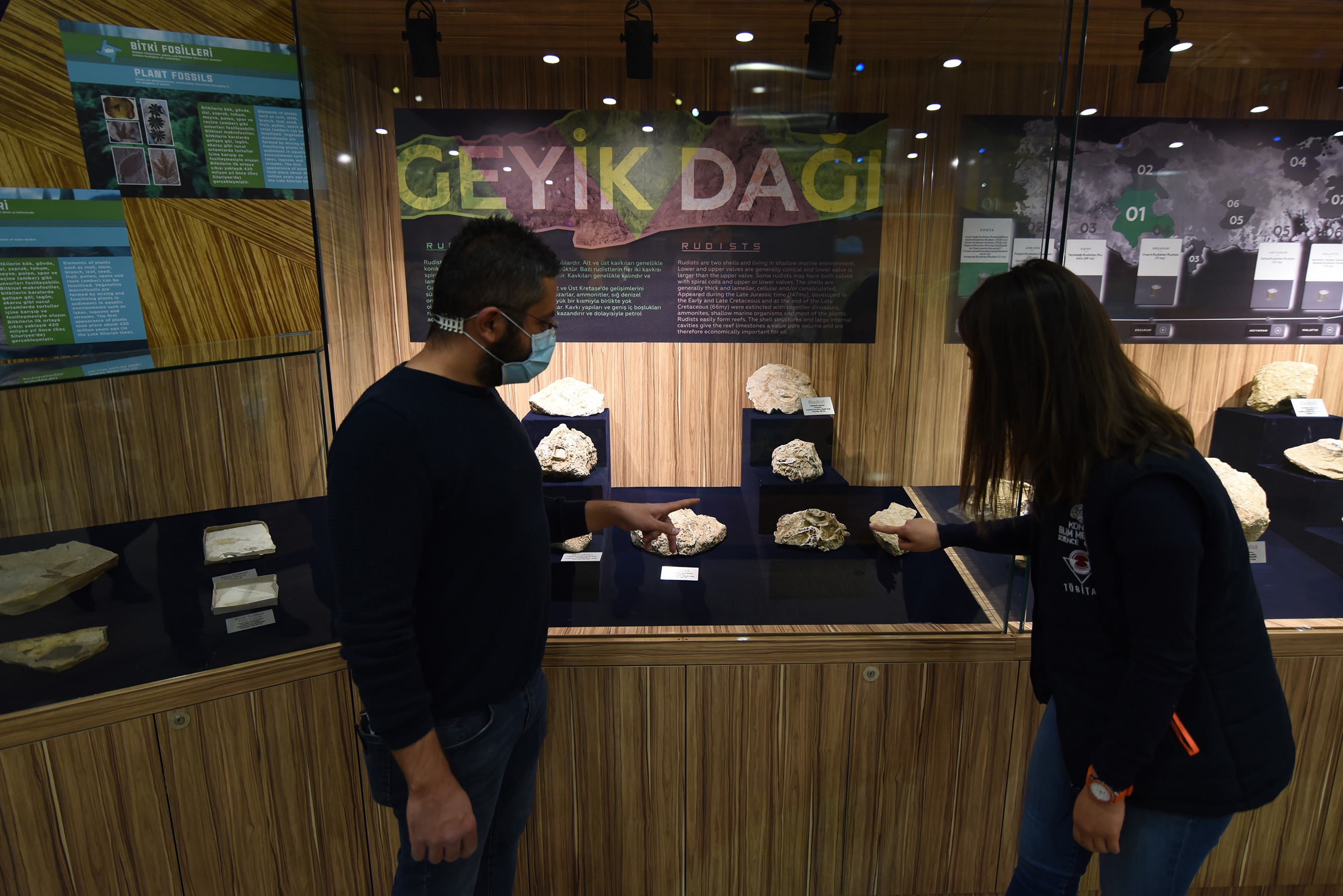 Konya Bilim Merkezi'nde 'Fosil-Taş-Mineral' Sergisi