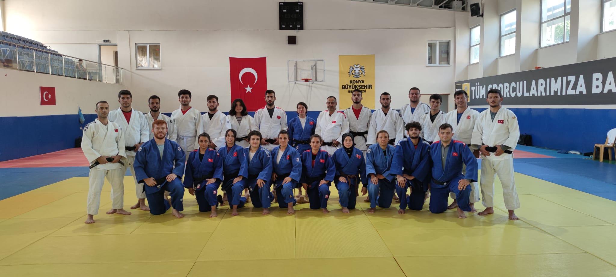 İşitme Engelliler Judo Milli Takımı Dünya Şampiyonasına Konya'da Hazırlandı