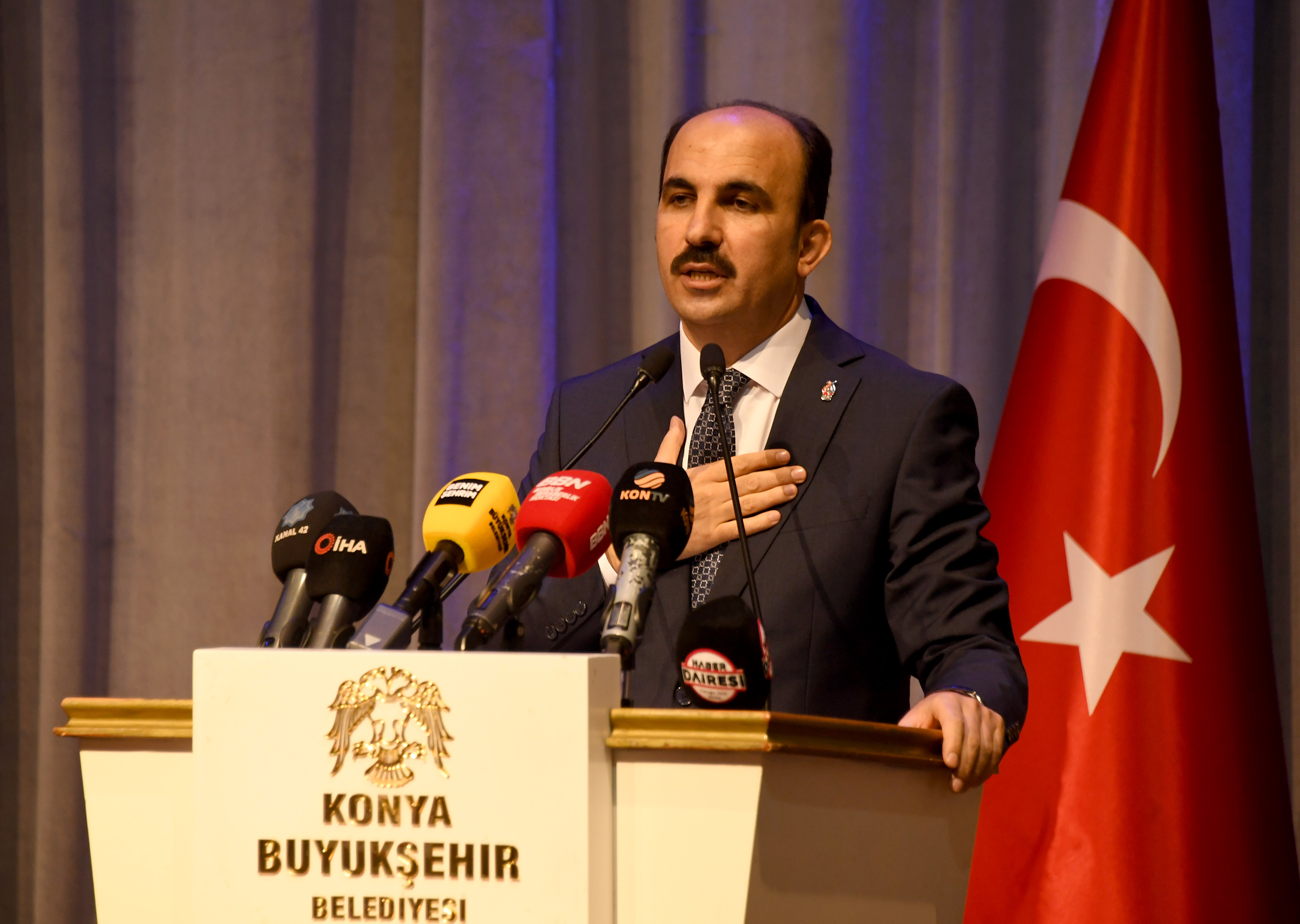 Konya'mızı Yıpratmaya Çalışanlara Cevabımızı Birlik ve Beraberlikle Hizmet Ederek Vereceğiz