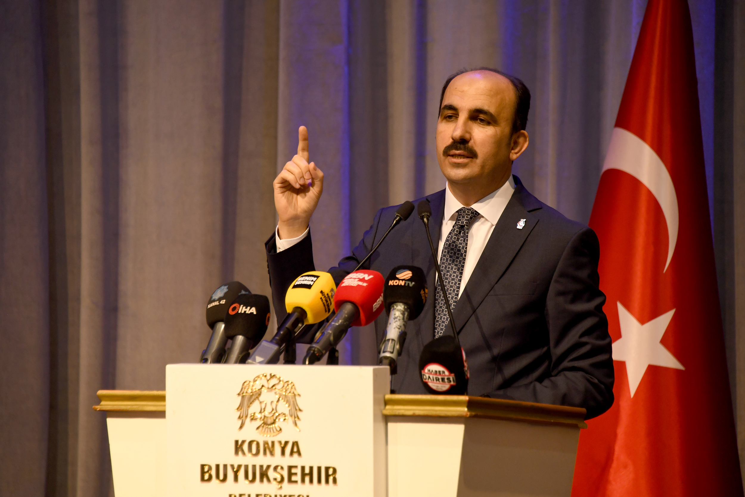 Konya'mızı Yıpratmaya Çalışanlara Cevabımızı Birlik ve Beraberlikle Hizmet Ederek Vereceğiz