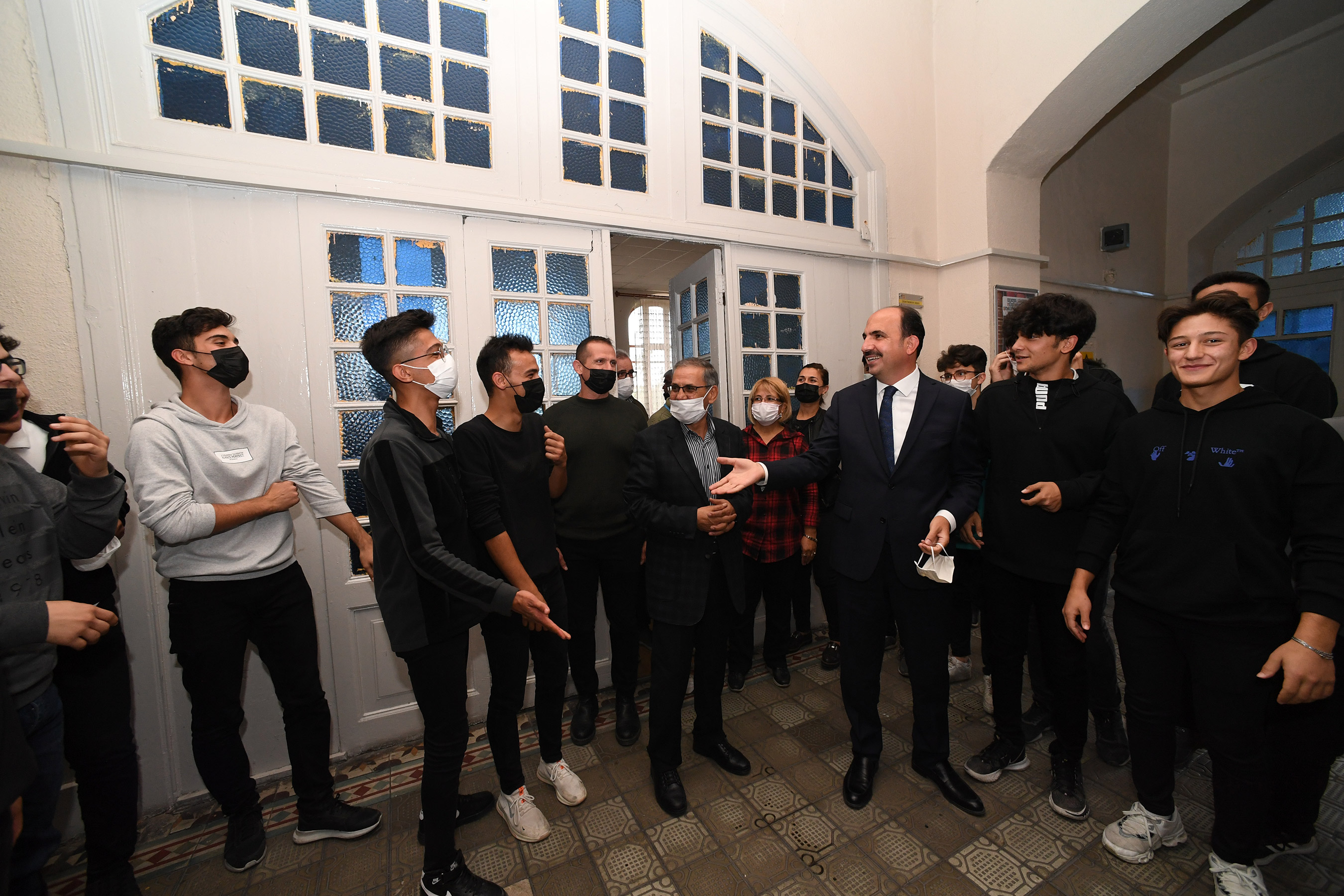 Başkan Altay Mezun Olduğu Konya Lisesi'ni Ziyaret Etti