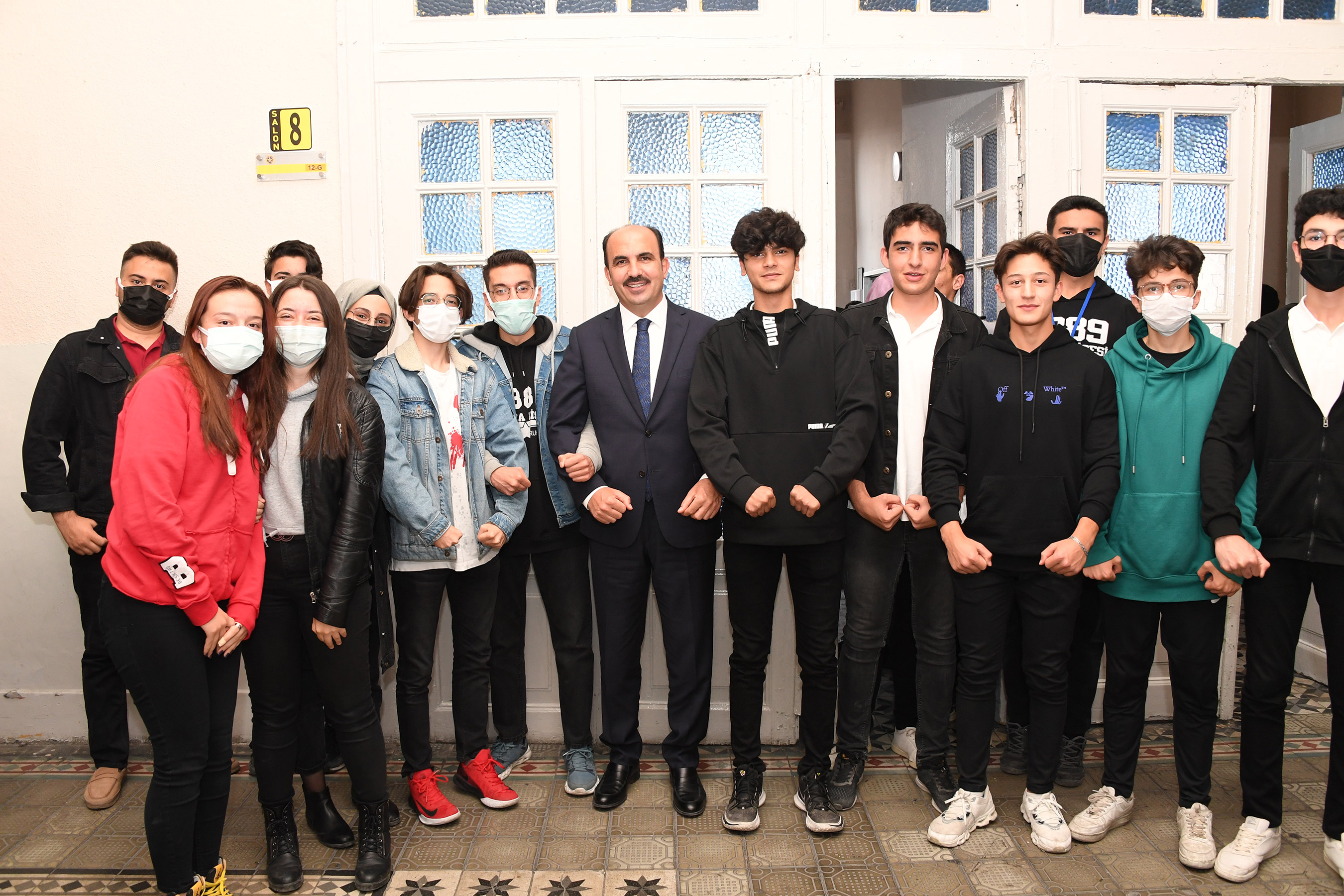 Başkan Altay Mezun Olduğu Konya Lisesi'ni Ziyaret Etti