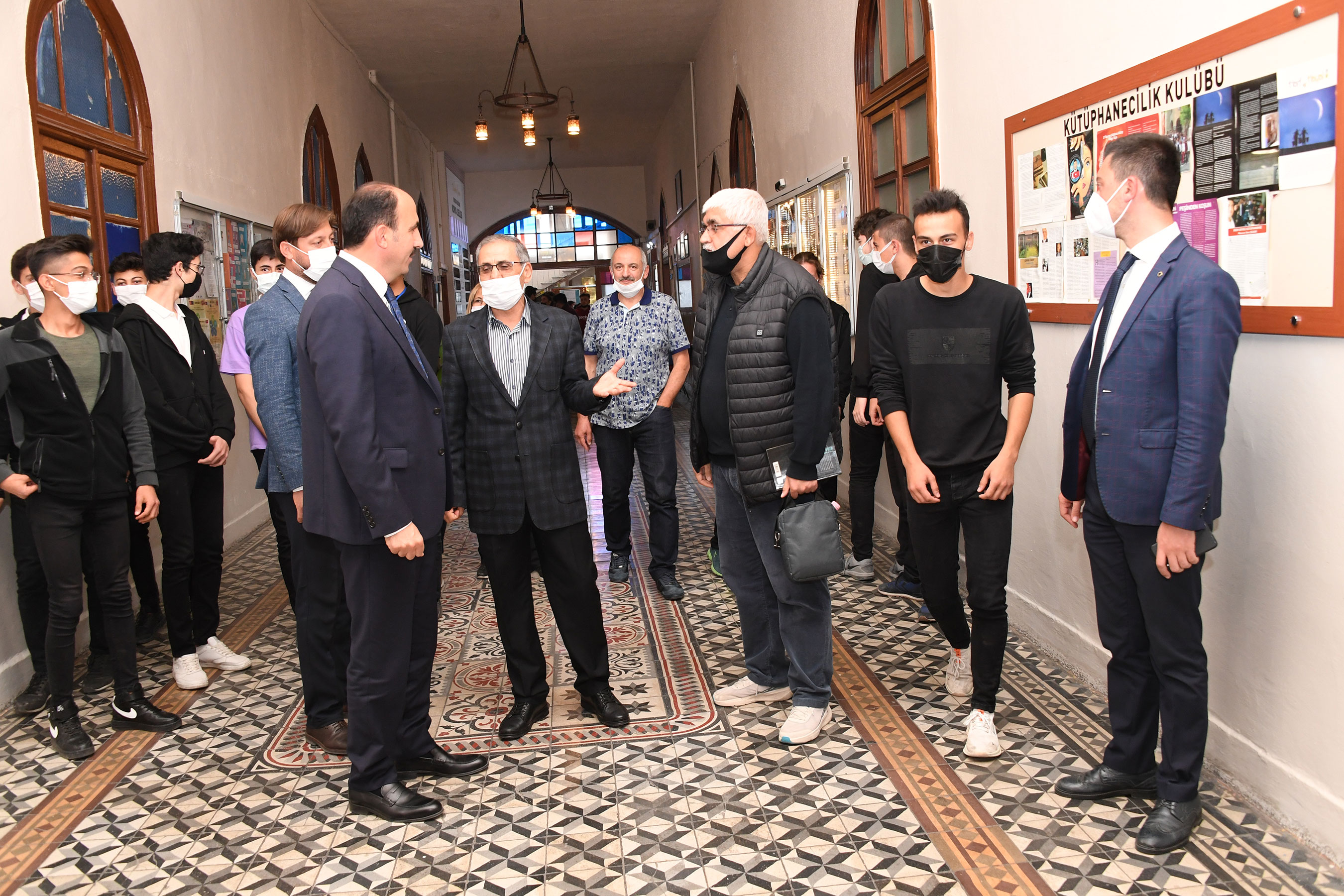 Başkan Altay Mezun Olduğu Konya Lisesi'ni Ziyaret Etti