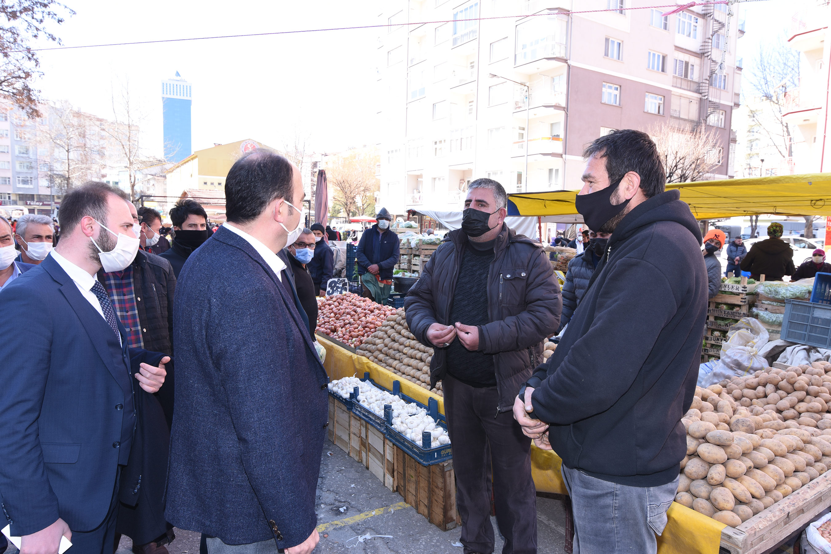 Başkan Altay'dan Koronavirüs Denetimi 