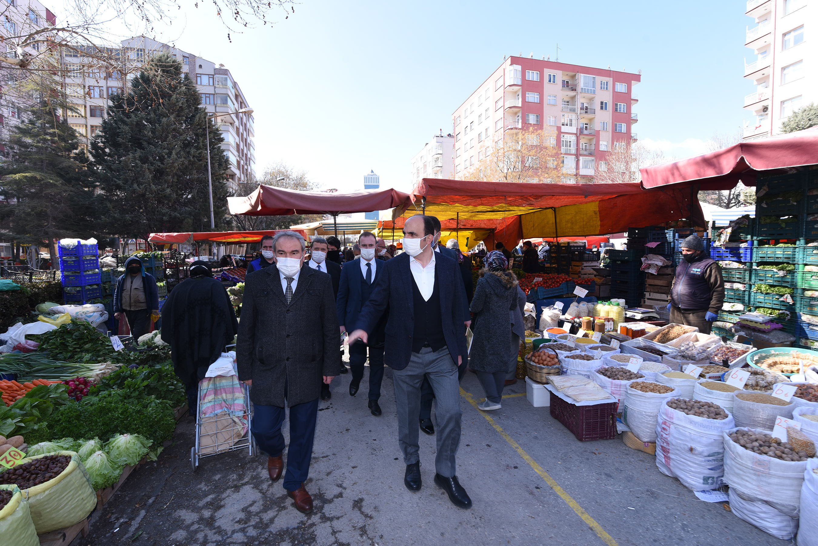 Başkan Altay'dan Koronavirüs Denetimi 