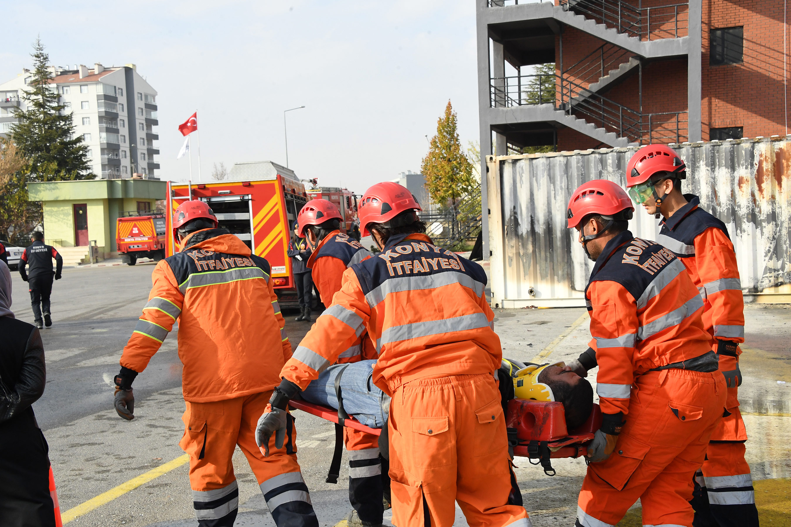 Konya İtfaiyesi Ülke İçinde ve Ülke Dışında Model Oluyor 