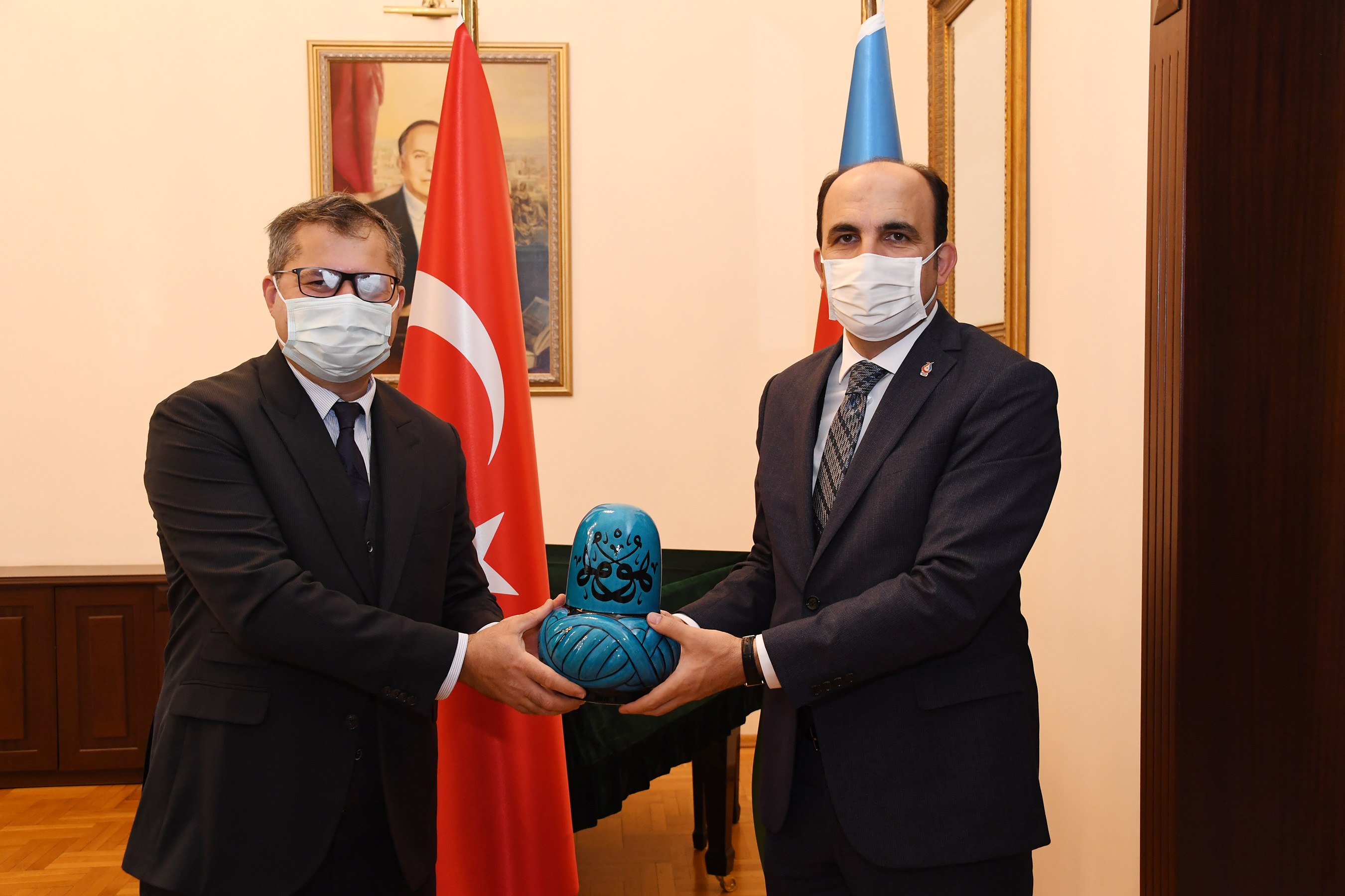 TDBB Başkanı Altay Azerbaycan Büyükelçisi'ni Ziyaret Etti 