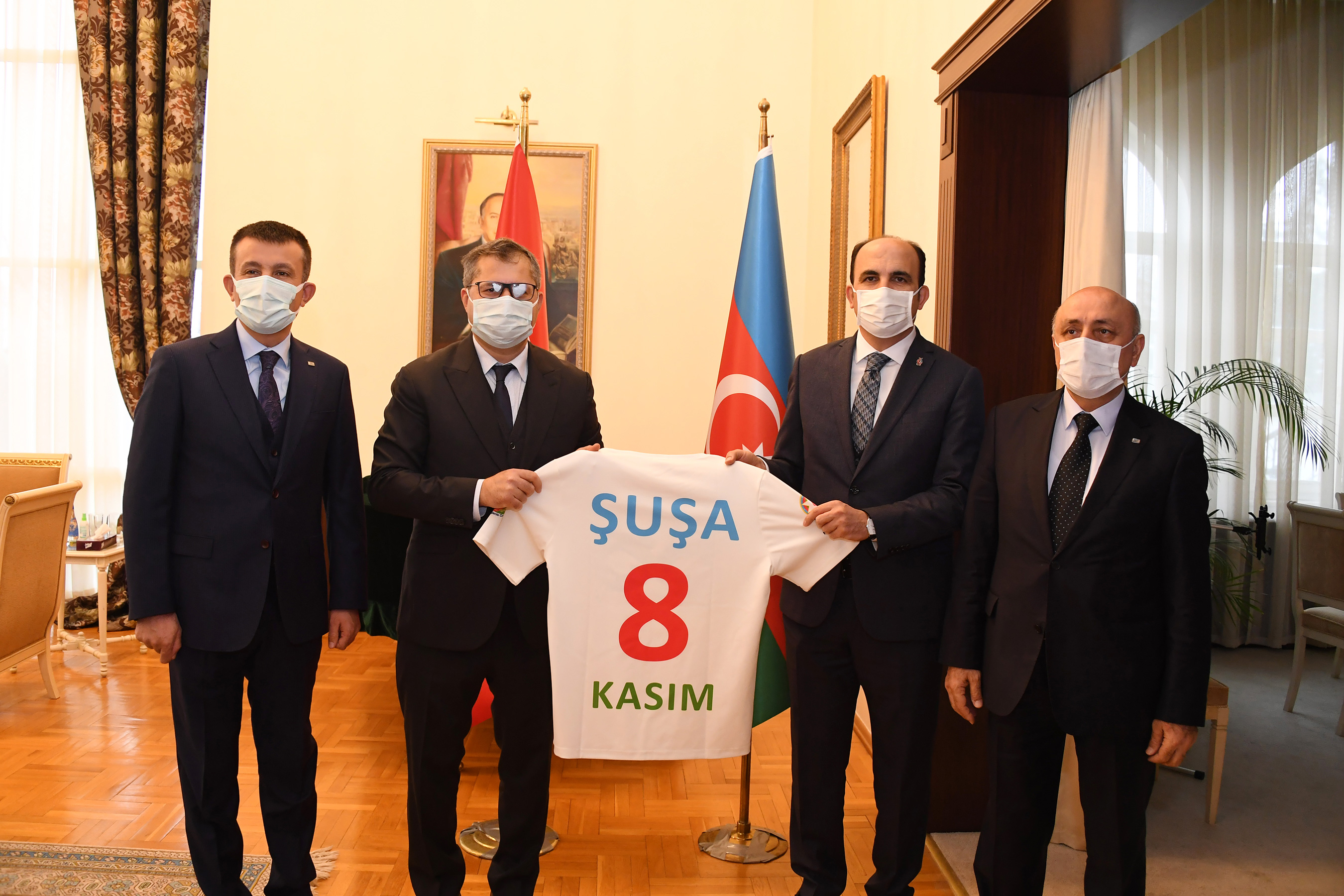 TDBB Başkanı Altay Azerbaycan Büyükelçisi'ni Ziyaret Etti 
