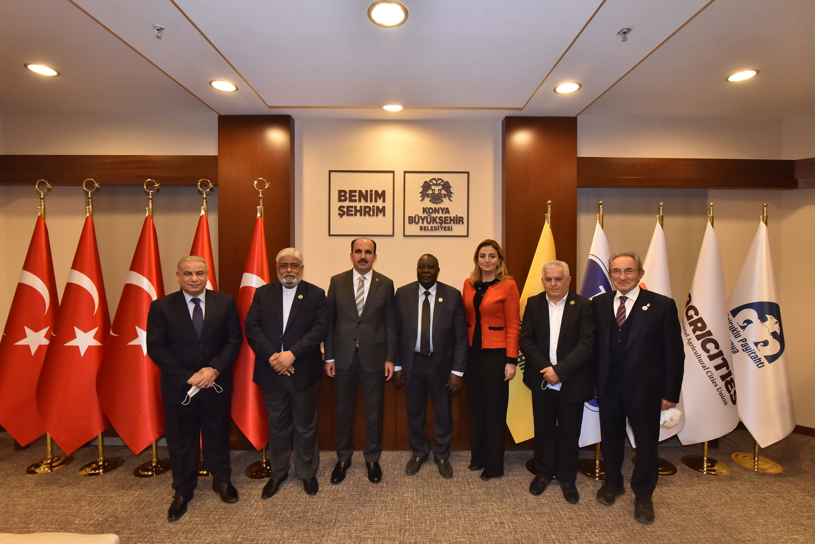 ISSF Heyeti Başkan Altay'ı Ziyaret Etti