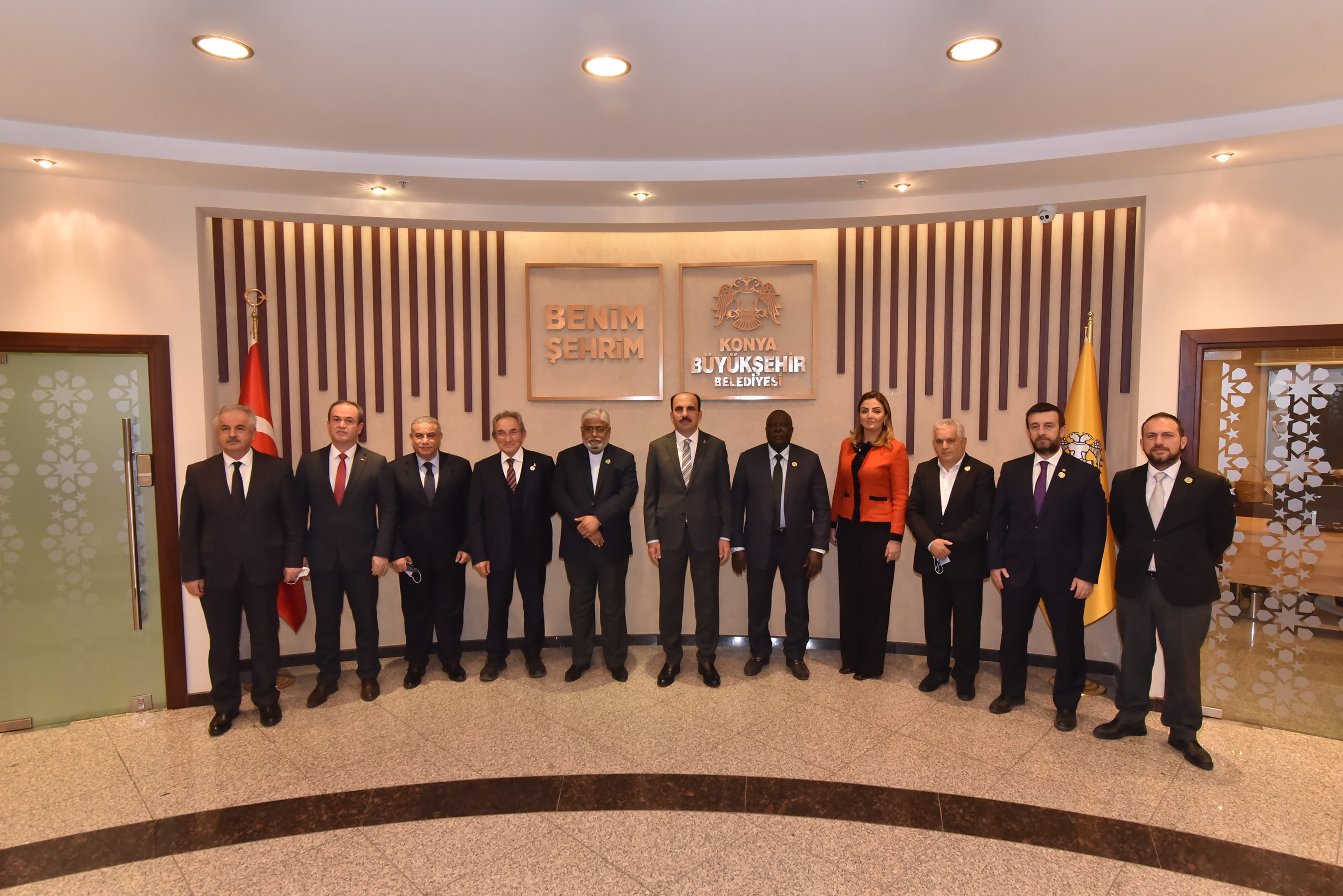 ISSF Heyeti Başkan Altay'ı Ziyaret Etti