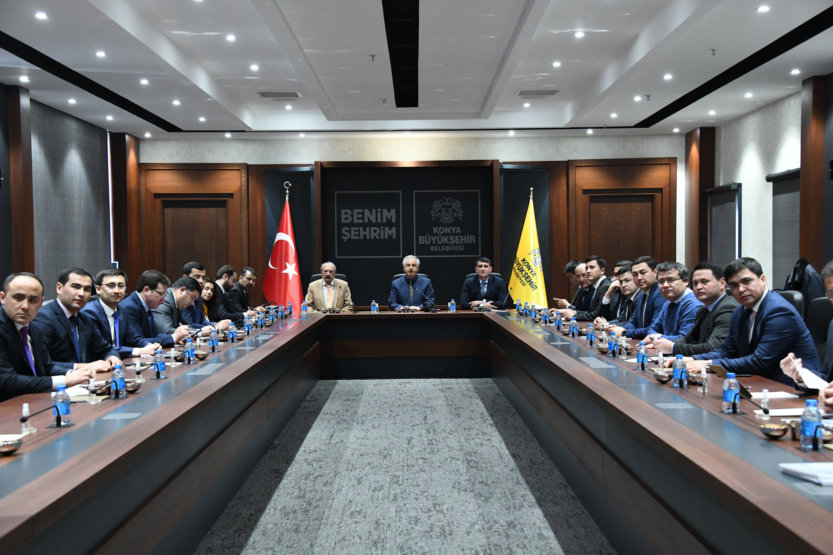 Özbekistan Heyetine Konya Modeli Belediyecilik Anlatıldı