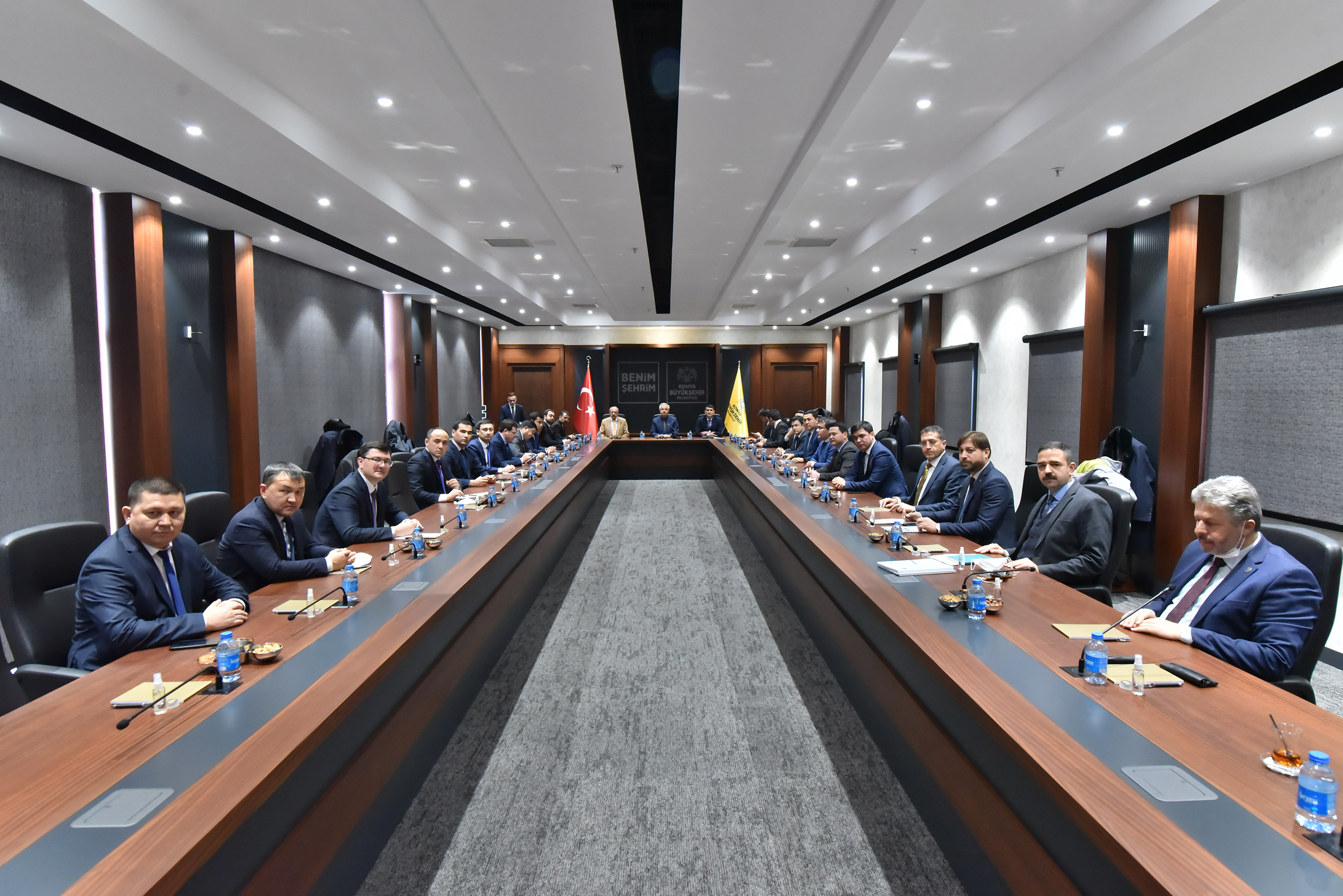 Özbekistan Heyetine Konya Modeli Belediyecilik Anlatıldı