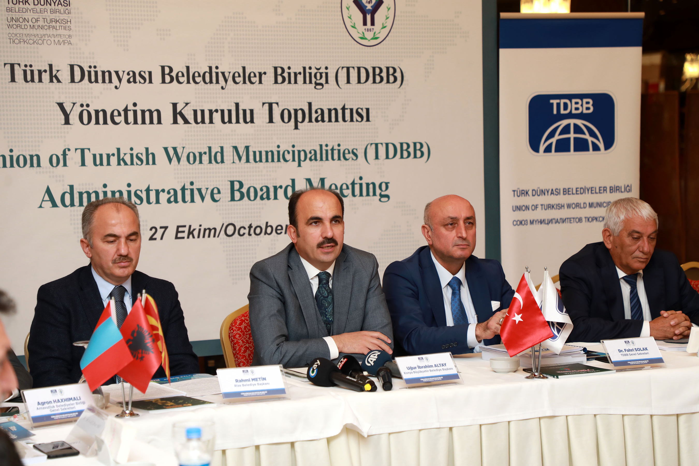 Başkan Altay TDBB Yönetim Kurulu Toplantısına Katıldı