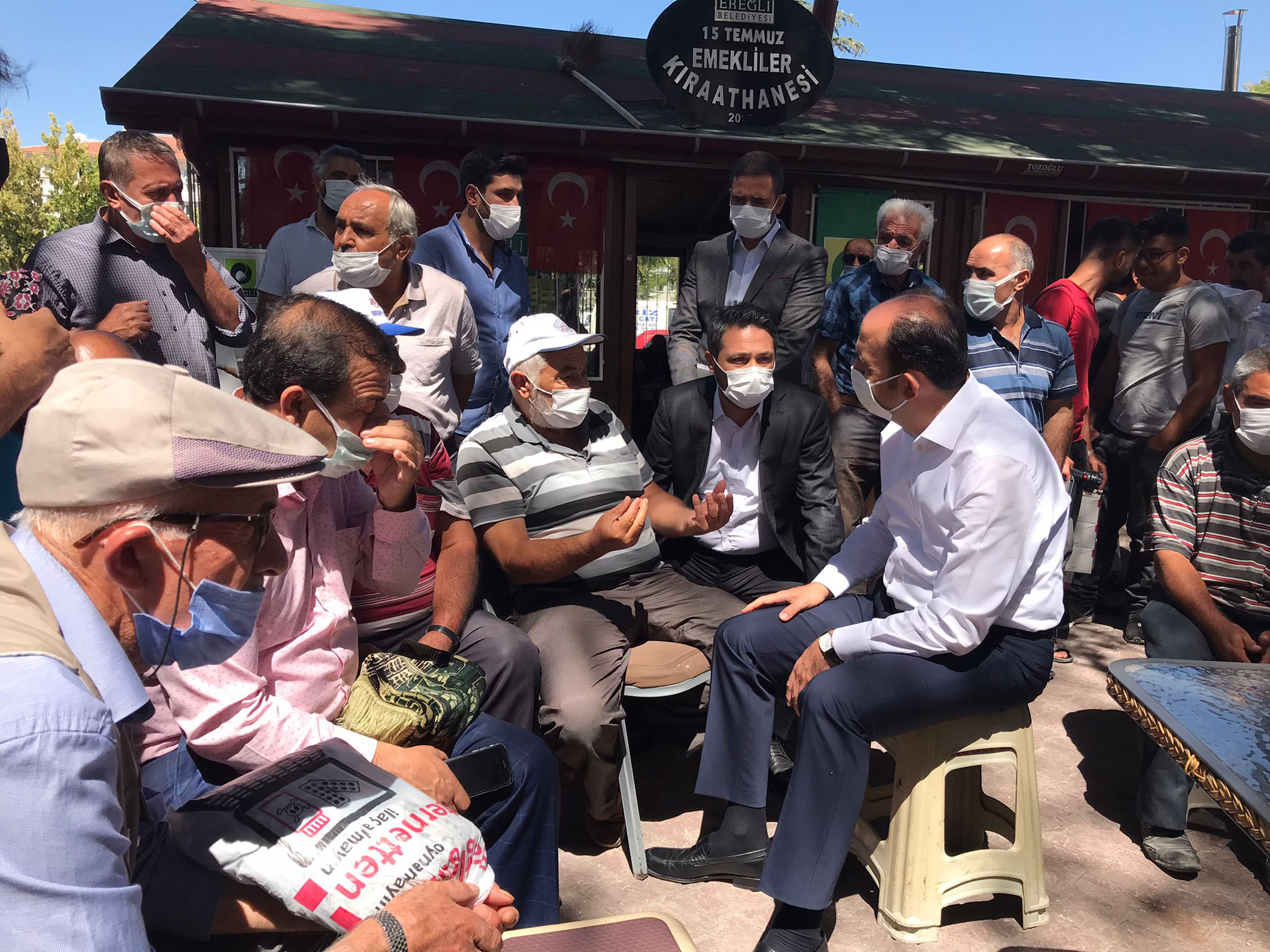 Başkan Altay Ereğli'de Vatandaşlarla Buluştu, Yatırımları İnceledi 