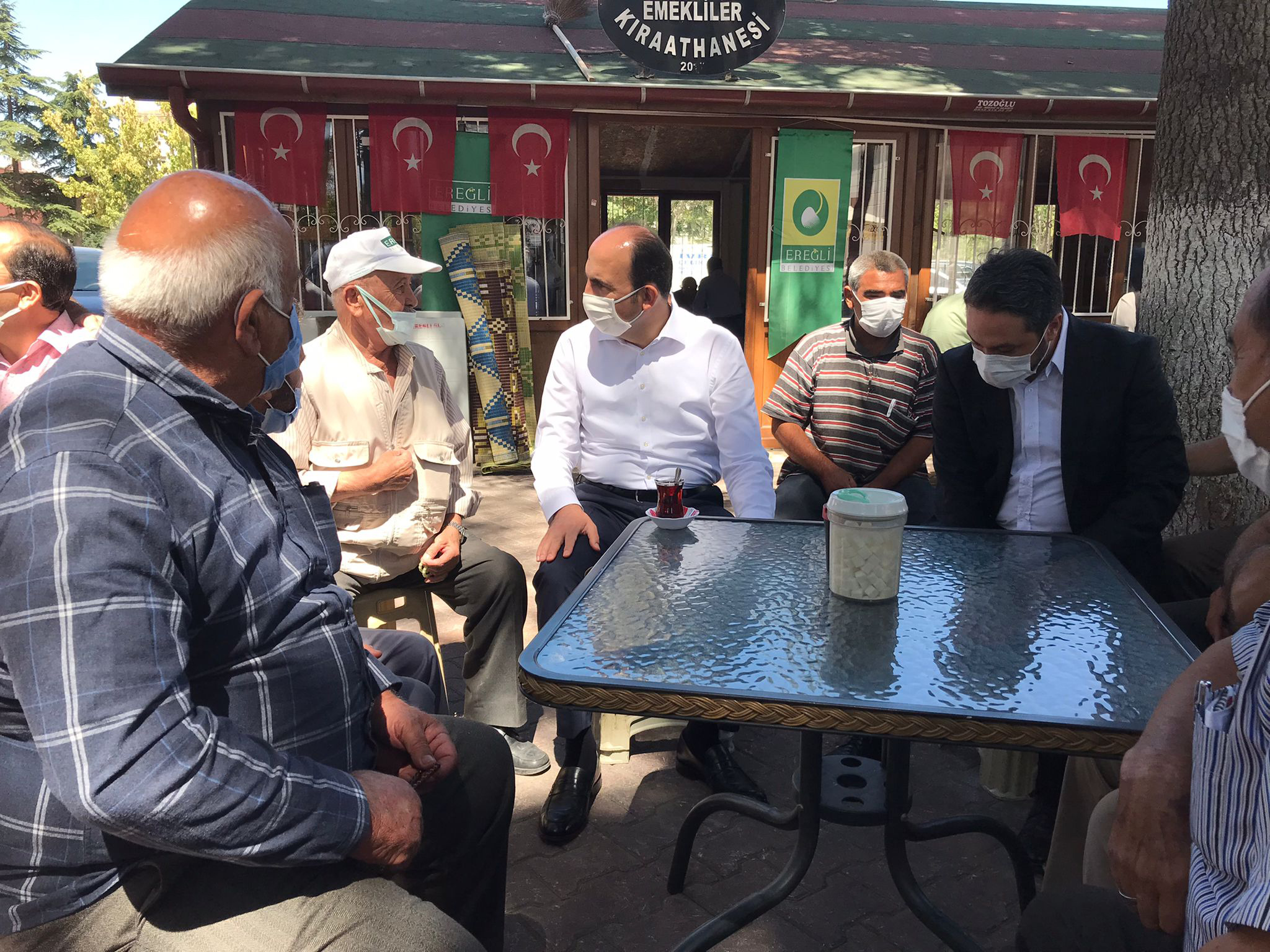 Başkan Altay Ereğli'de Vatandaşlarla Buluştu, Yatırımları İnceledi 