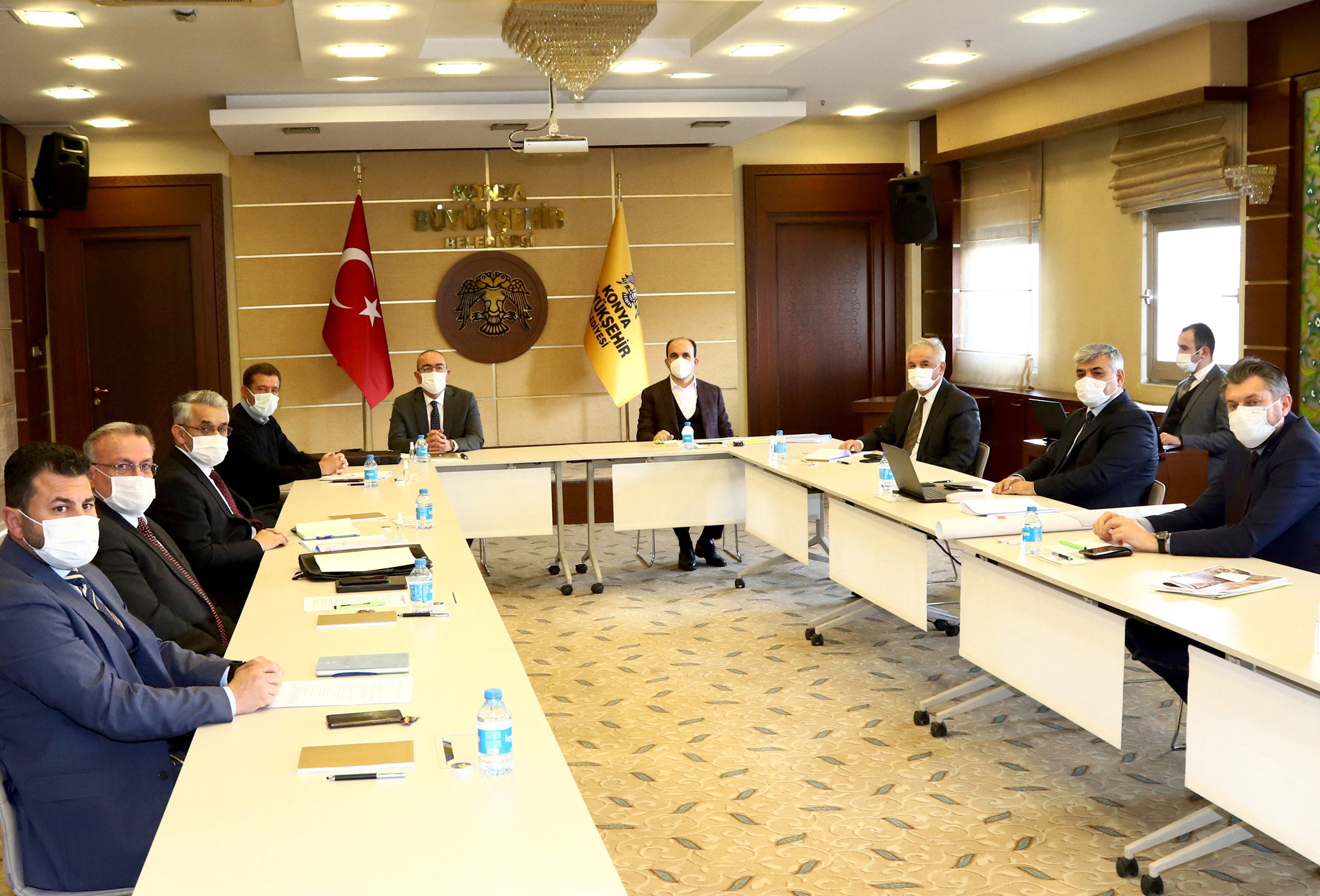 Başkan Altay, Merkez İlçe Belediye Başkanlarıyla Görüştü