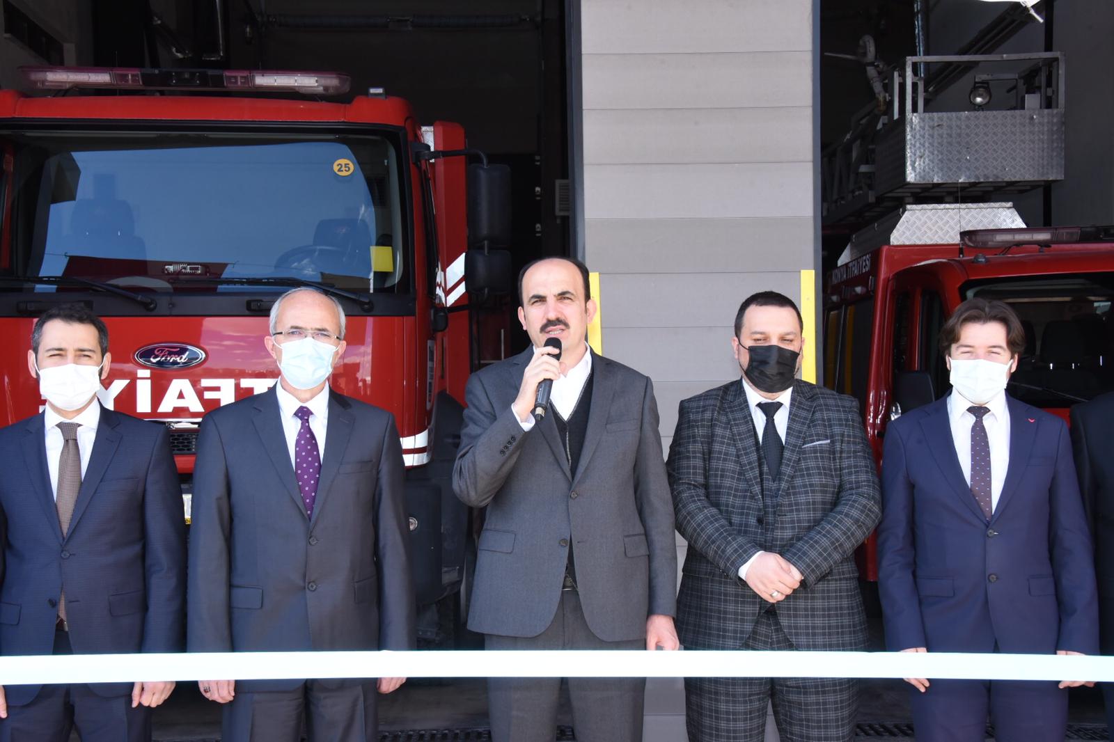 Çumra İtfaiye Merkezi Açıldı