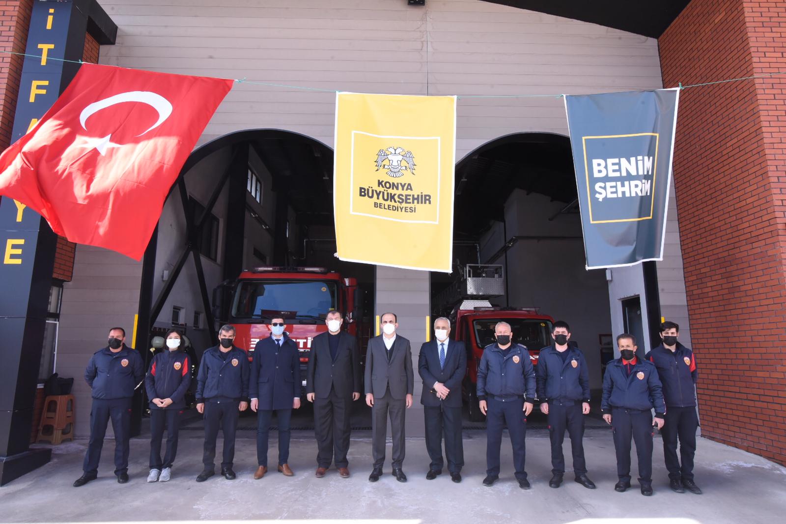 Çumra İtfaiye Merkezi Açıldı