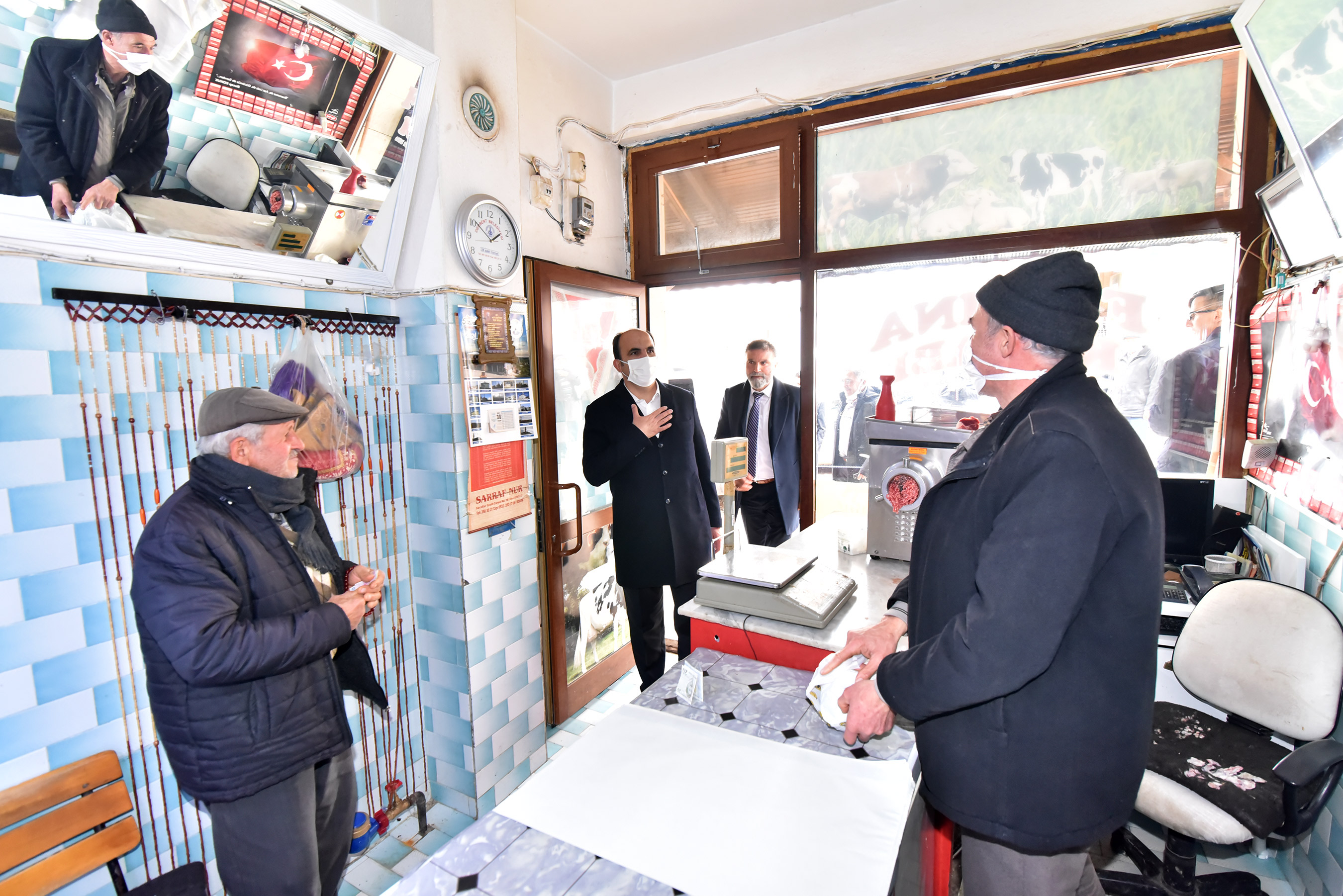 Başkan Altay Yılın Son Günü Derbent'te Vatandaşlarla Buluştu