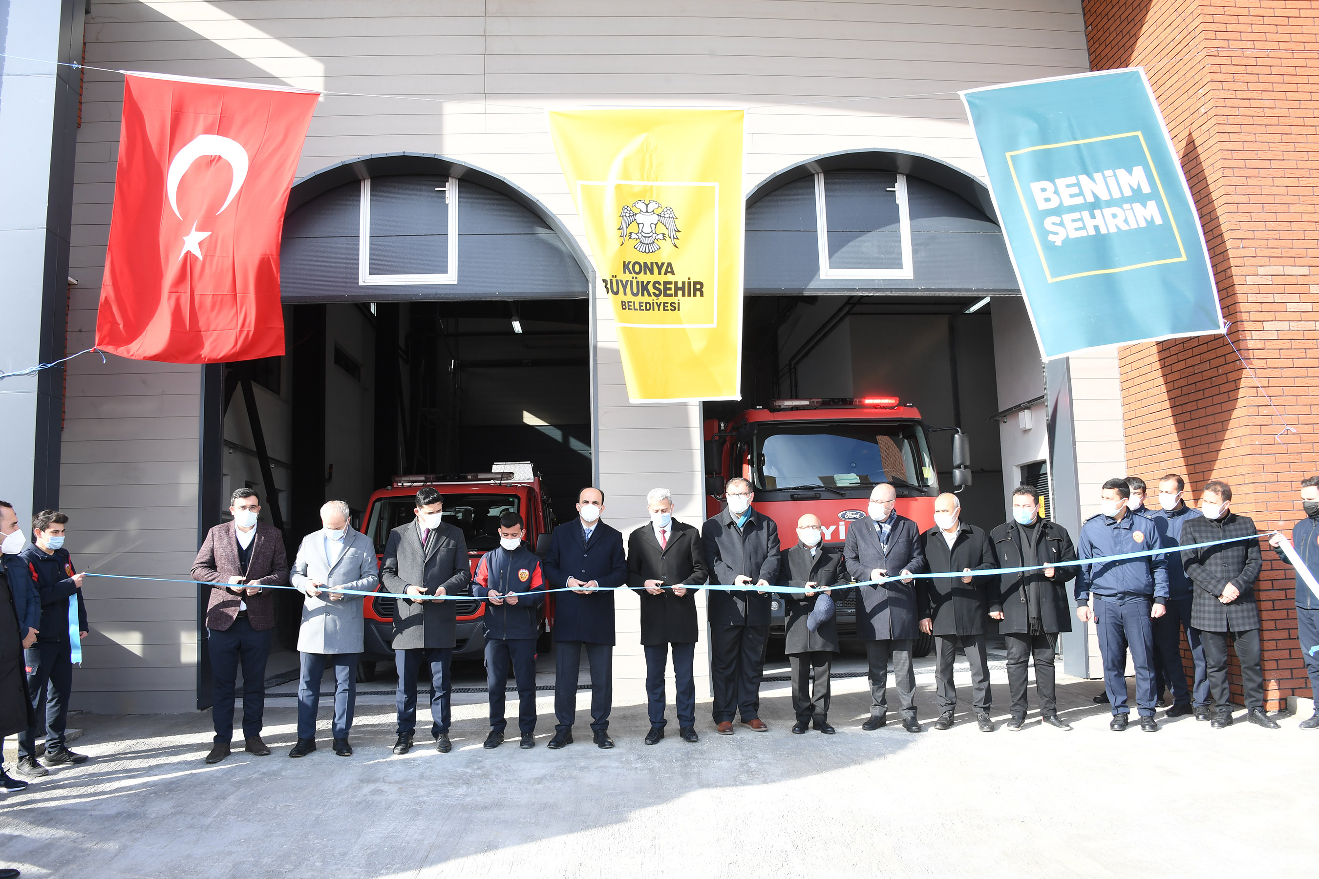 Kadınhanı İtfaiye Merkezi Açıldı, Ladik Düğün Salonu İnşaatı Başladı