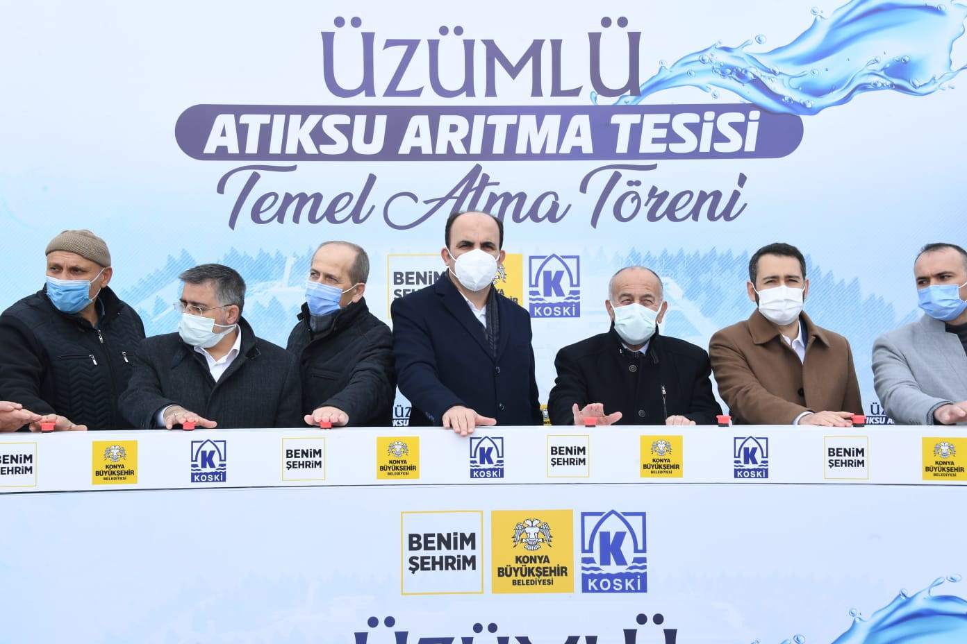 Huğlu ve Üzümlü Atık Su Arıtma Tesislerinin Temeli Atıldı 