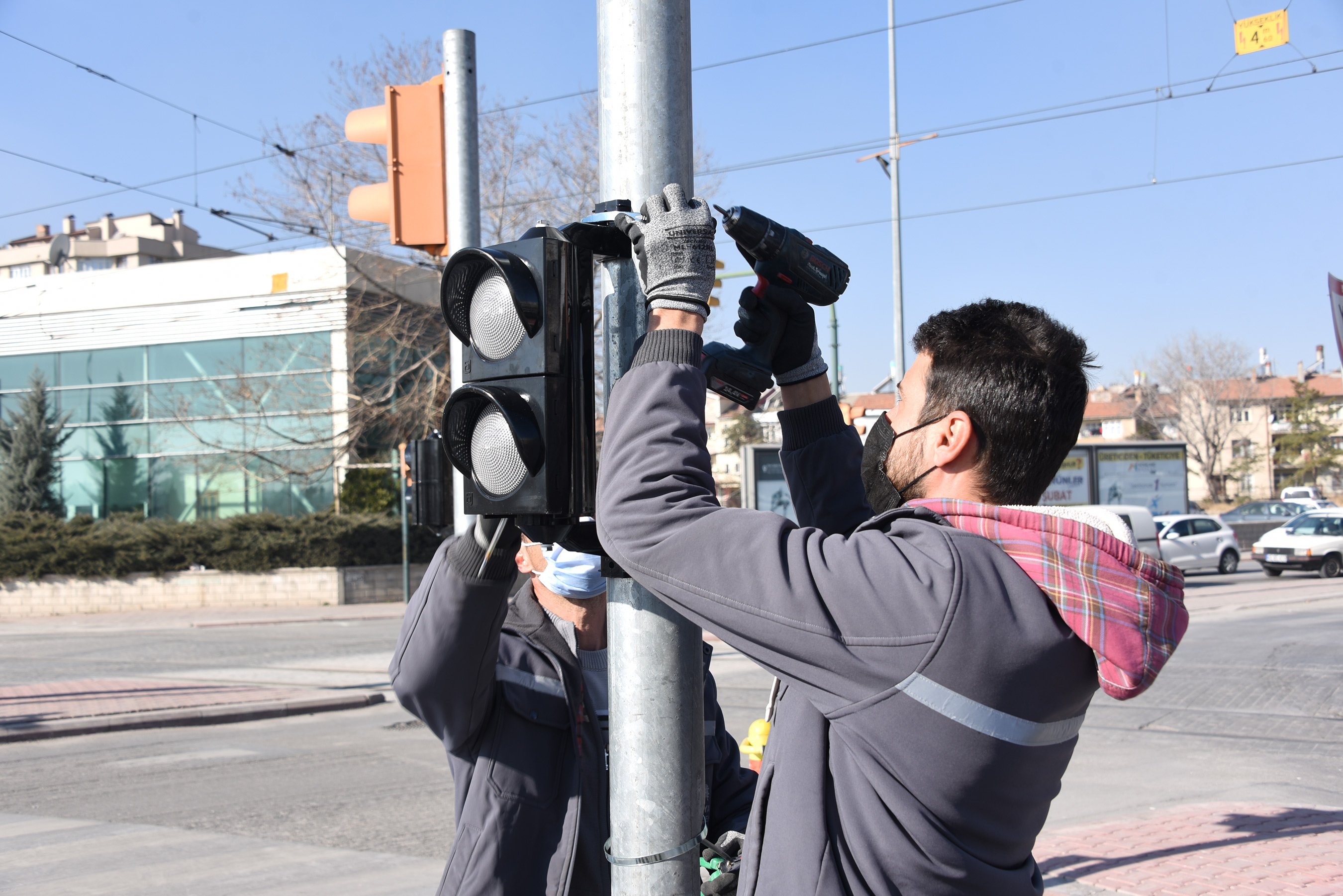 Bisiklet Şehri Konya'da Bisiklet Trafik Işıklarının Sayısı Artırılıyor