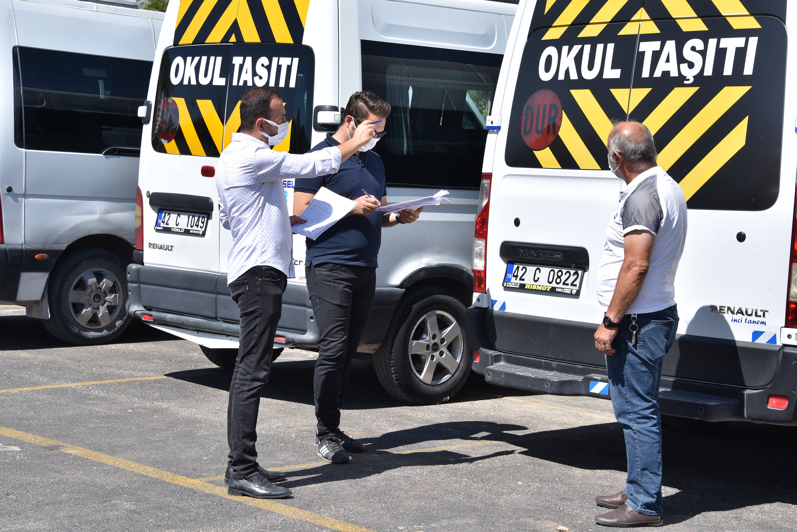 Konya Büyükşehir'den  Okul Servislerine Denetim