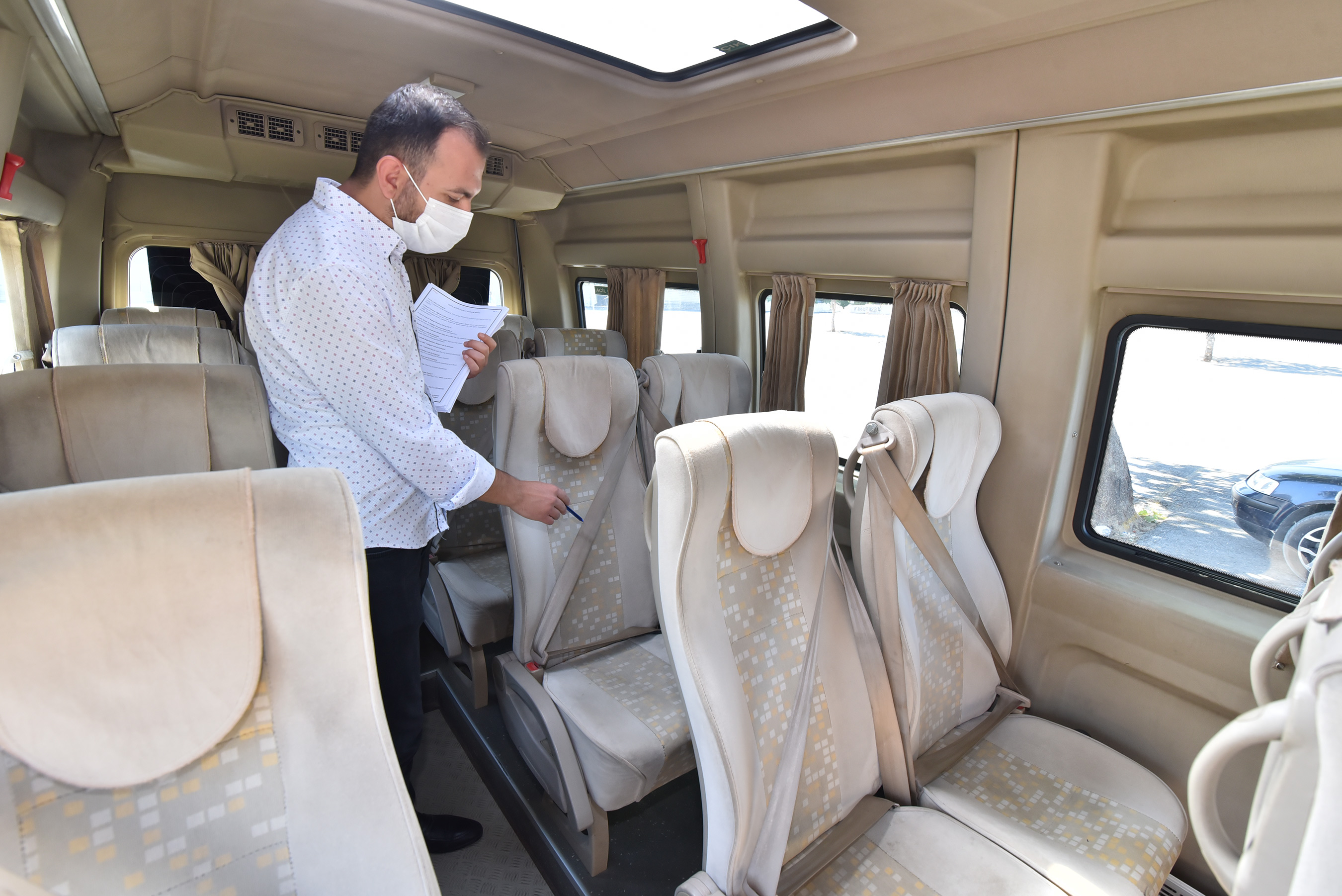 Konya Büyükşehir'den  Okul Servislerine Denetim