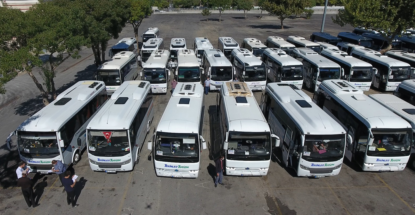 Konya Büyükşehir'den  Okul Servislerine Denetim