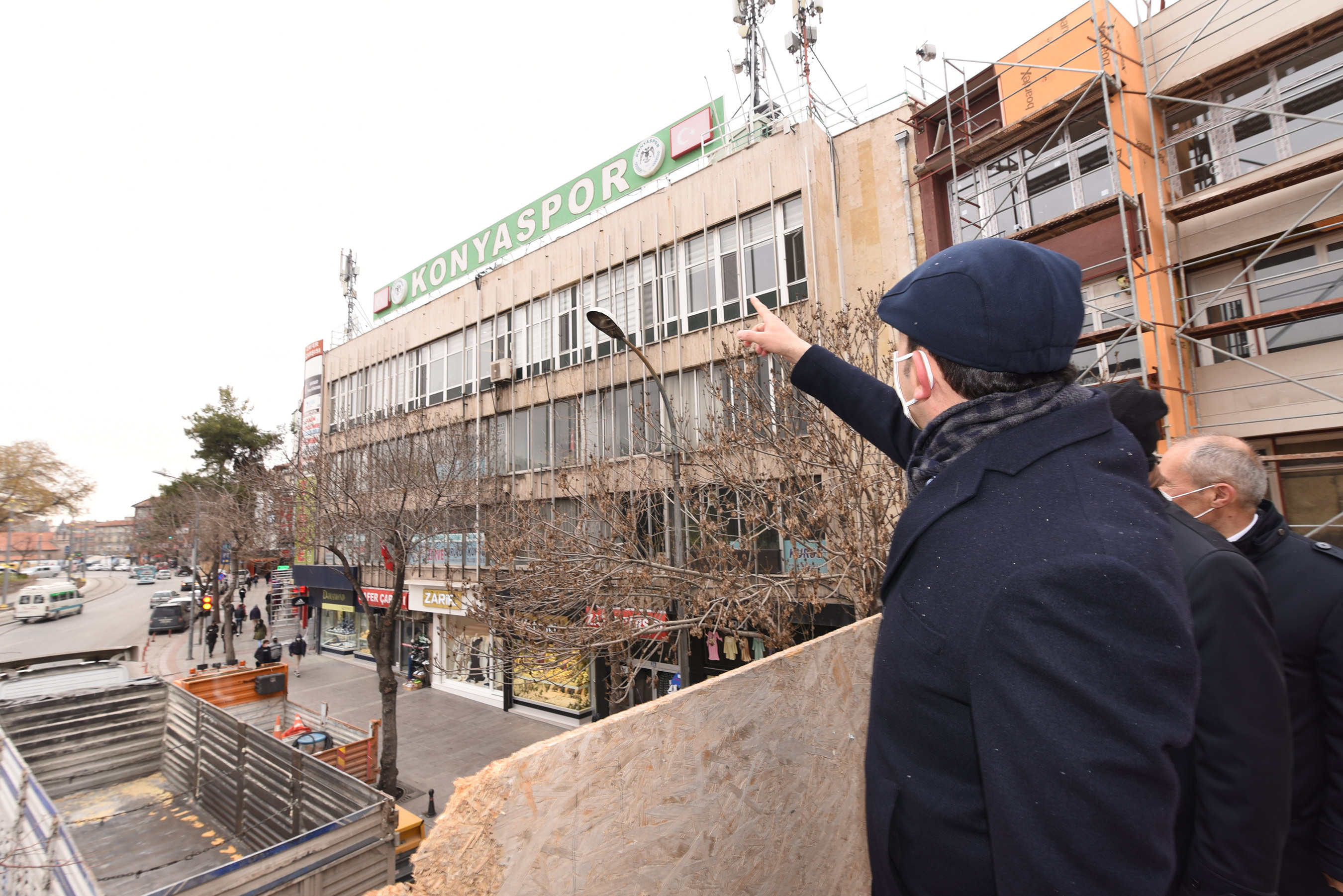 Başkanlar Alaaddin Cephe Sağlıklaştırma Çalışmalarını İnceledi