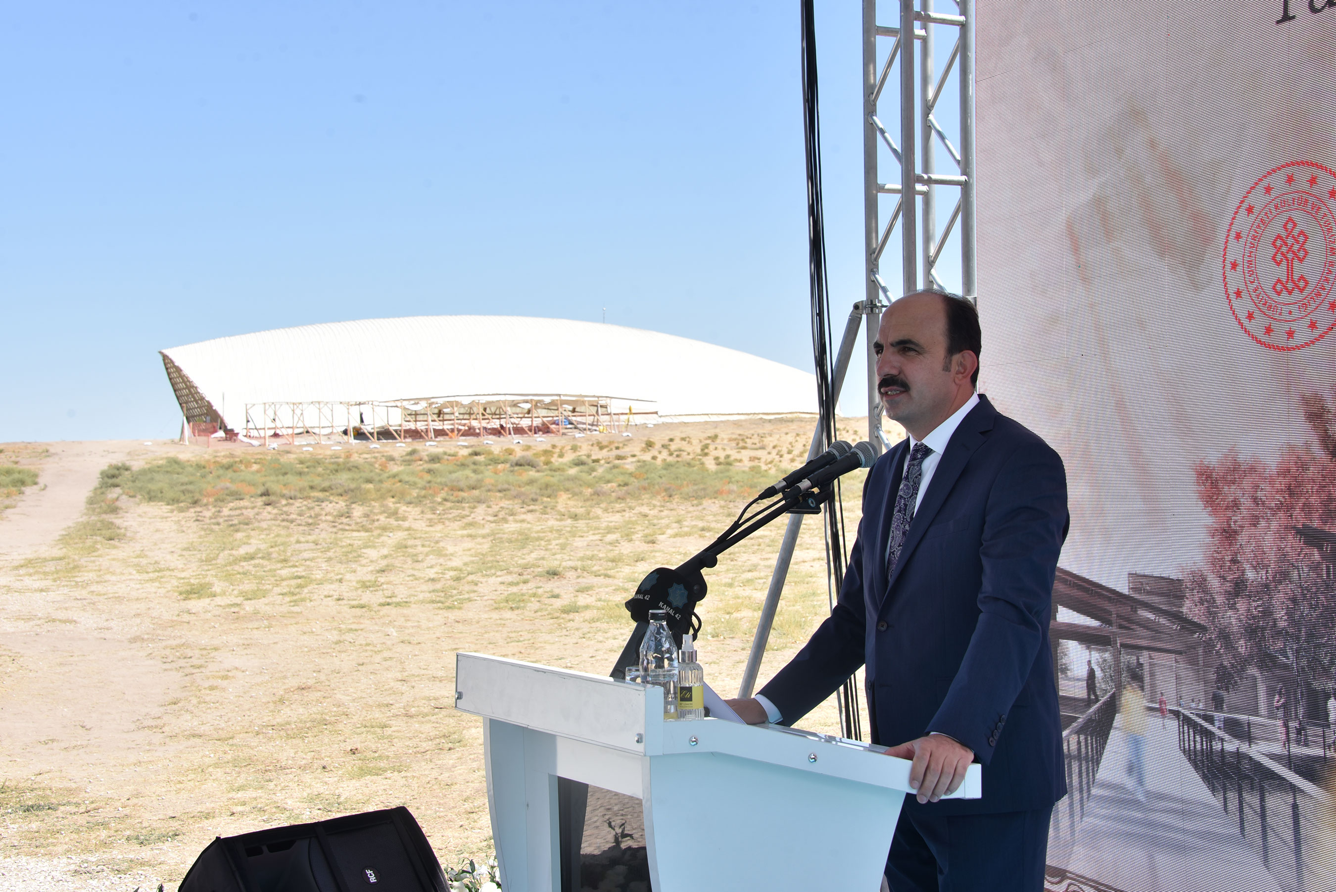 Çatalhöyük Tanıtım ve Karşılama Merkezi'nin Temeli Atıldı