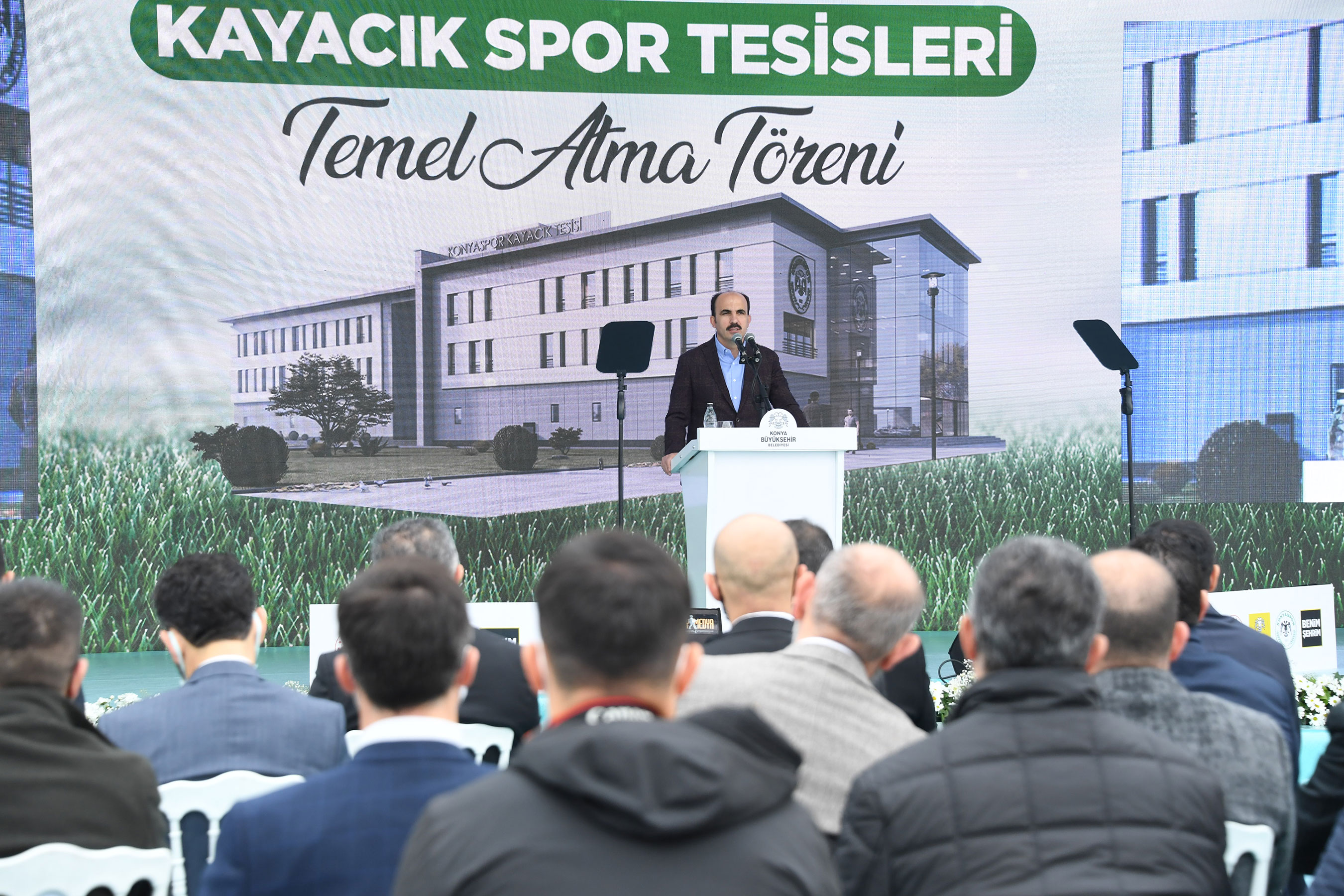 Konya Büyükşehir'in Konyaspor'a Kazandıracağı Yeni Tesisisin Temeli Atıldı