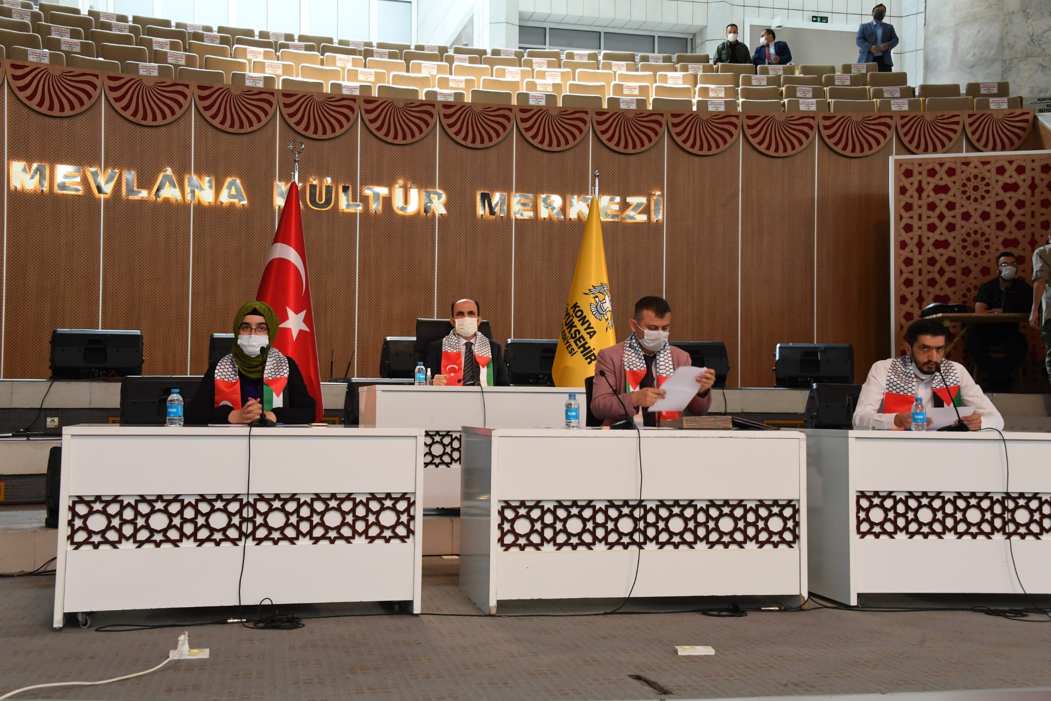 Konya Büyükşehir Meclisi Tüm Parti Gruplarıyla İsrail'i Kınadı
