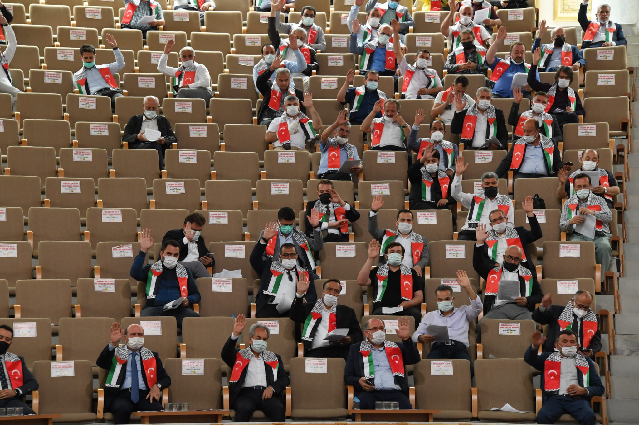 Konya Büyükşehir Meclisi Tüm Parti Gruplarıyla İsrail'i Kınadı